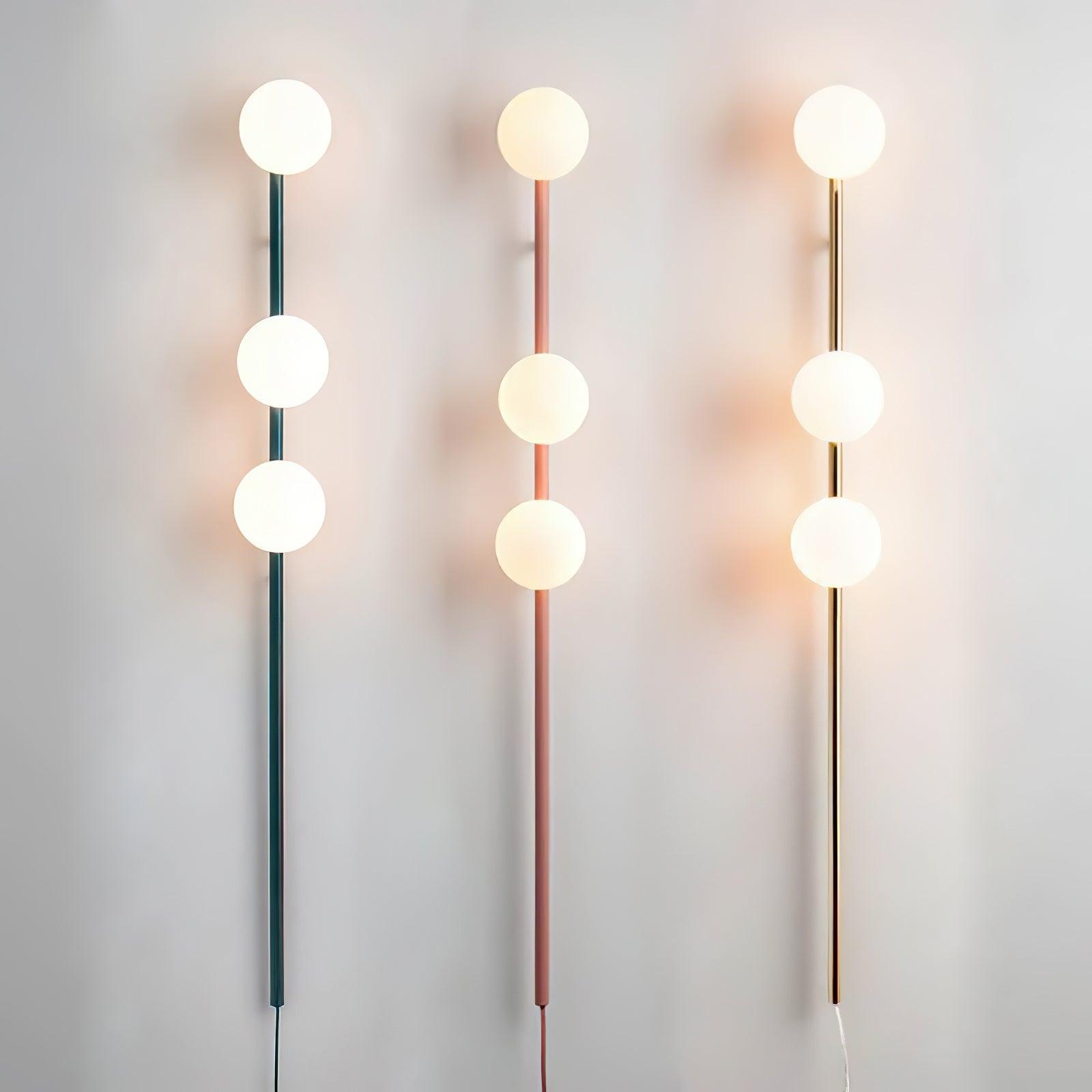 Ultheia Modern Minimalist Candied Balls Glass Wall Light-Neutral Decor