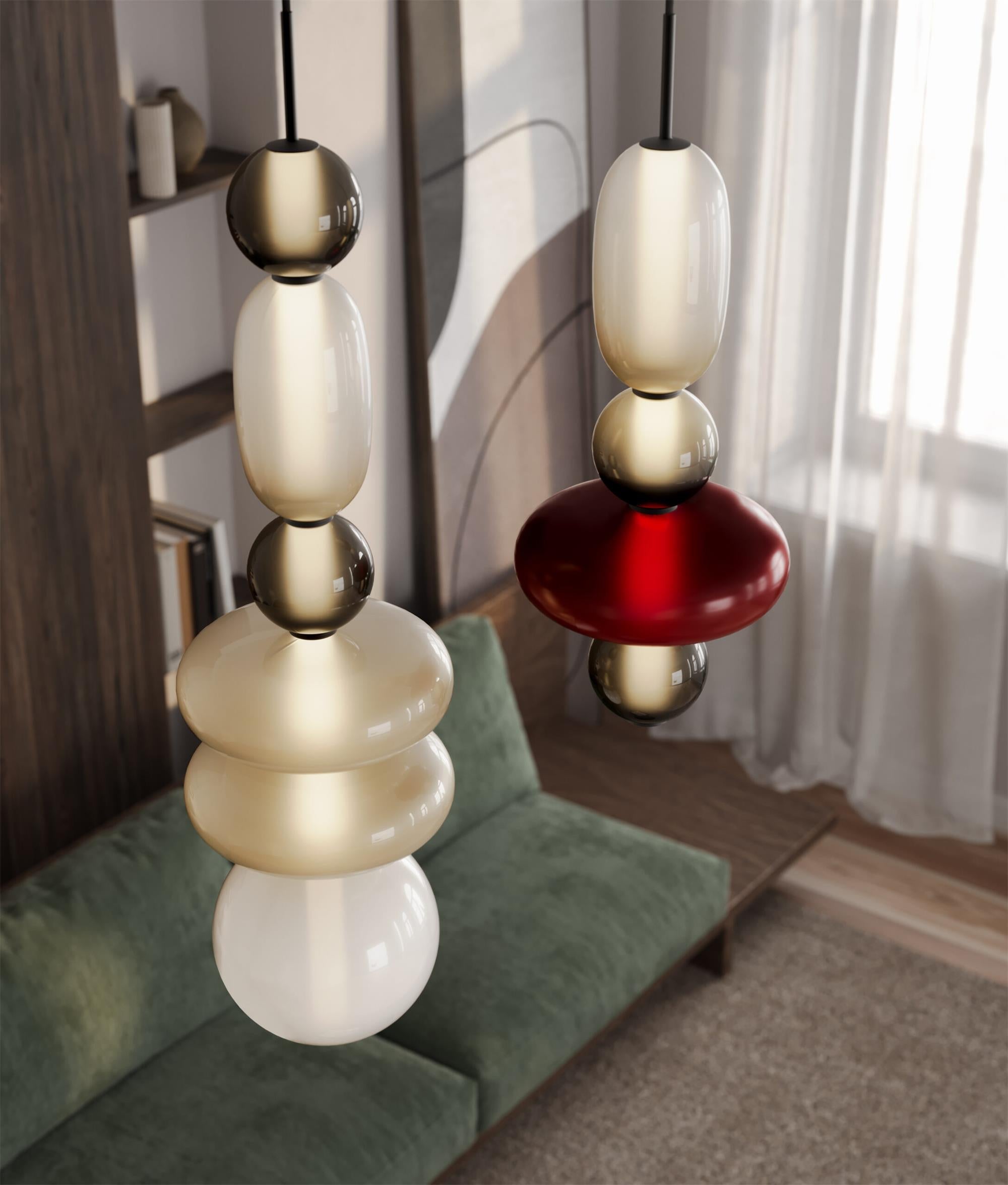Serena Glass Chandelier