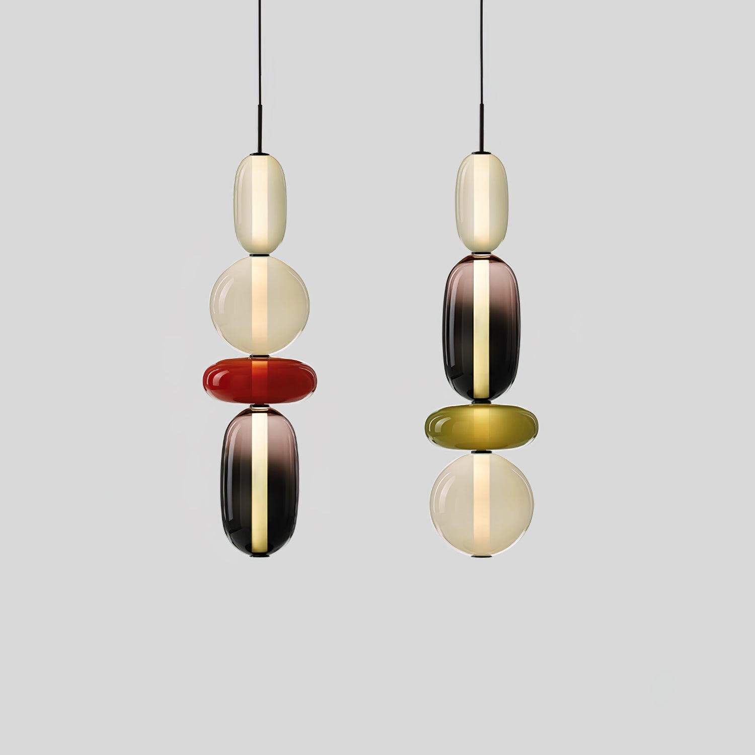Daelen Glass Acrylic Artistic Pendant Light-Neutral Decor