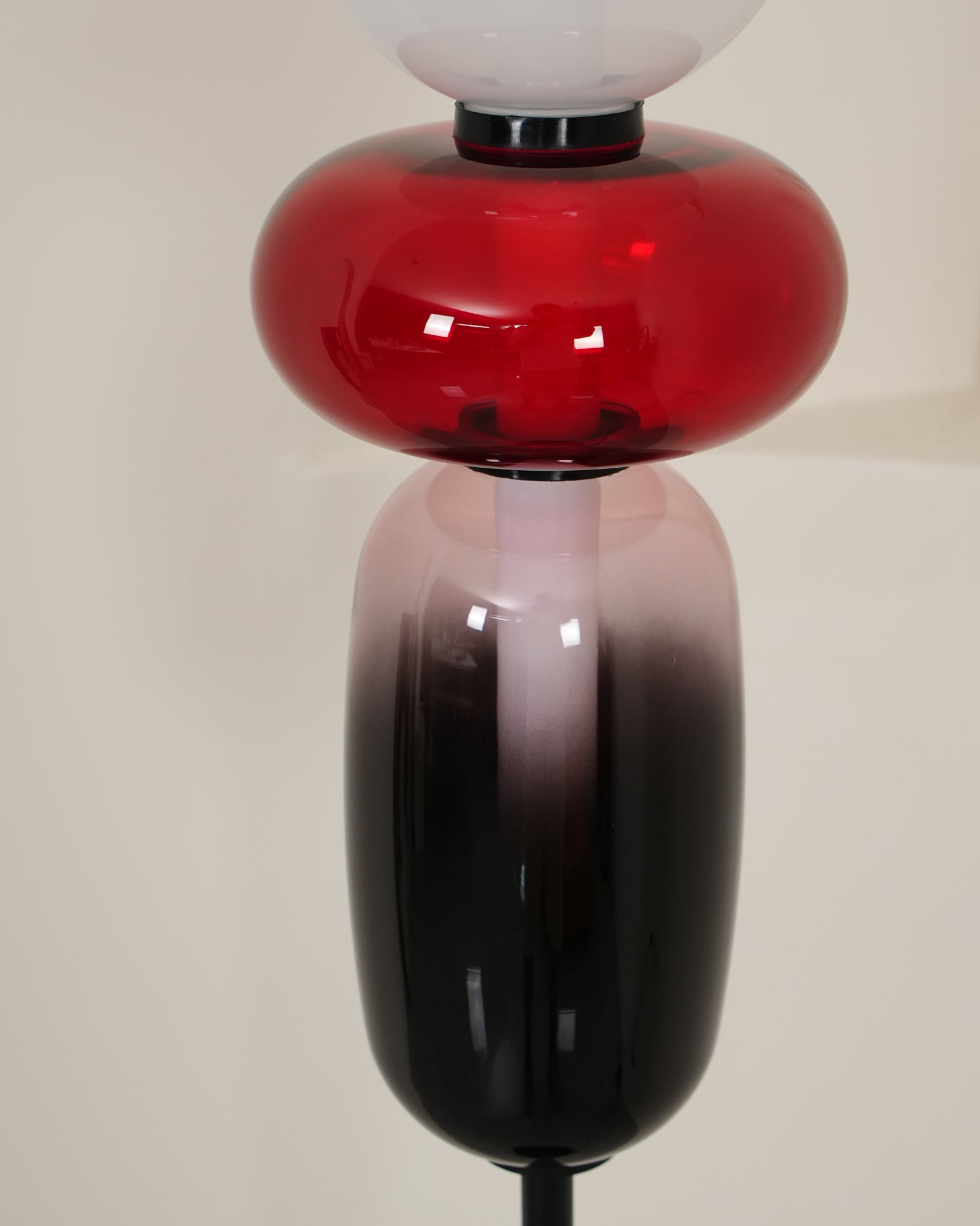 Ririxy Floor Light Candiedplayful Glass-Neutral Decor