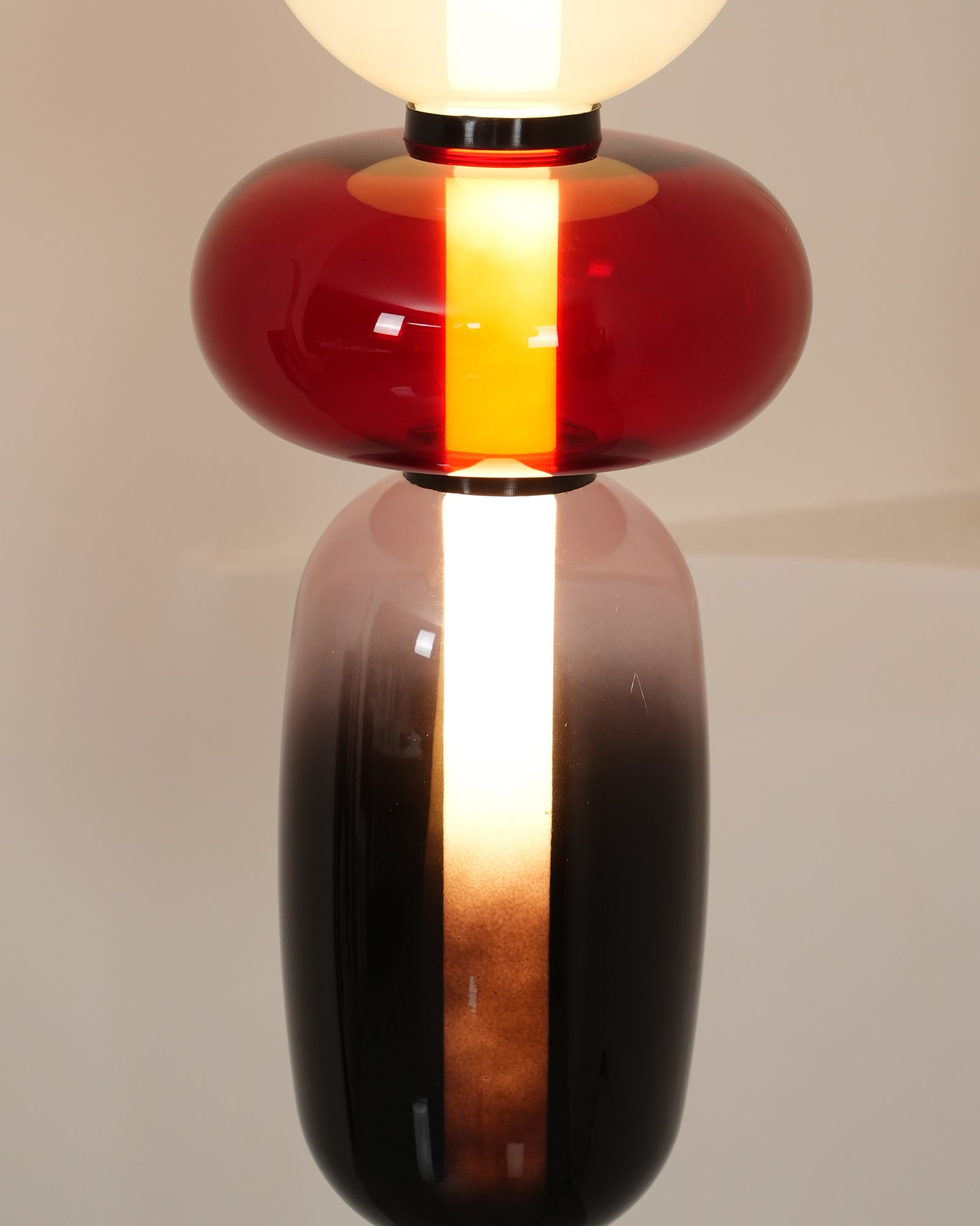 Ririxy Floor Light Candiedplayful Glass-Neutral Decor