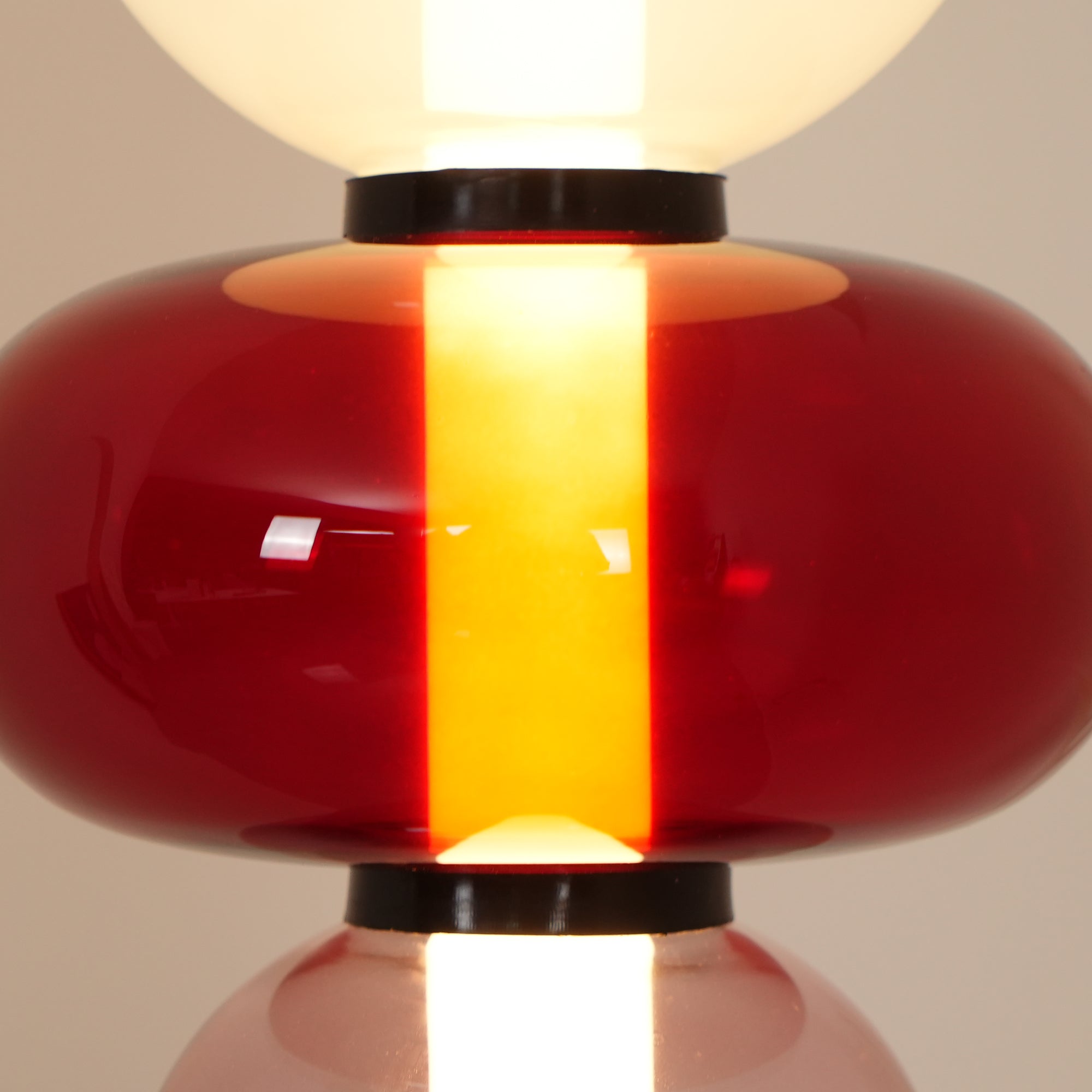 Ririxy Floor Light Candiedplayful Glass-Neutral Decor