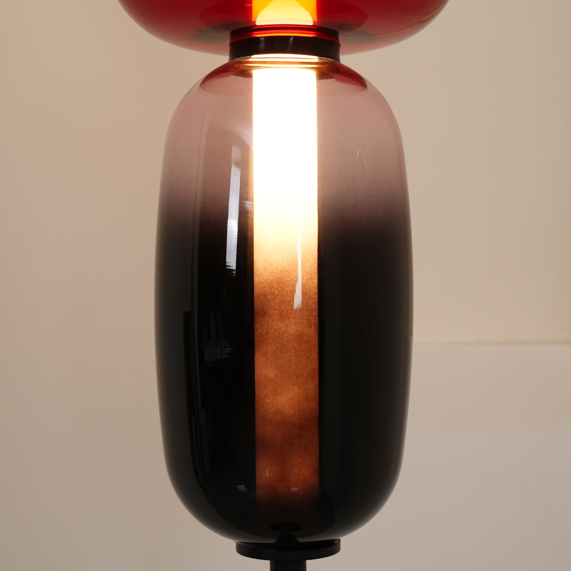 Ririxy Floor Light Candiedplayful Glass-Neutral Decor