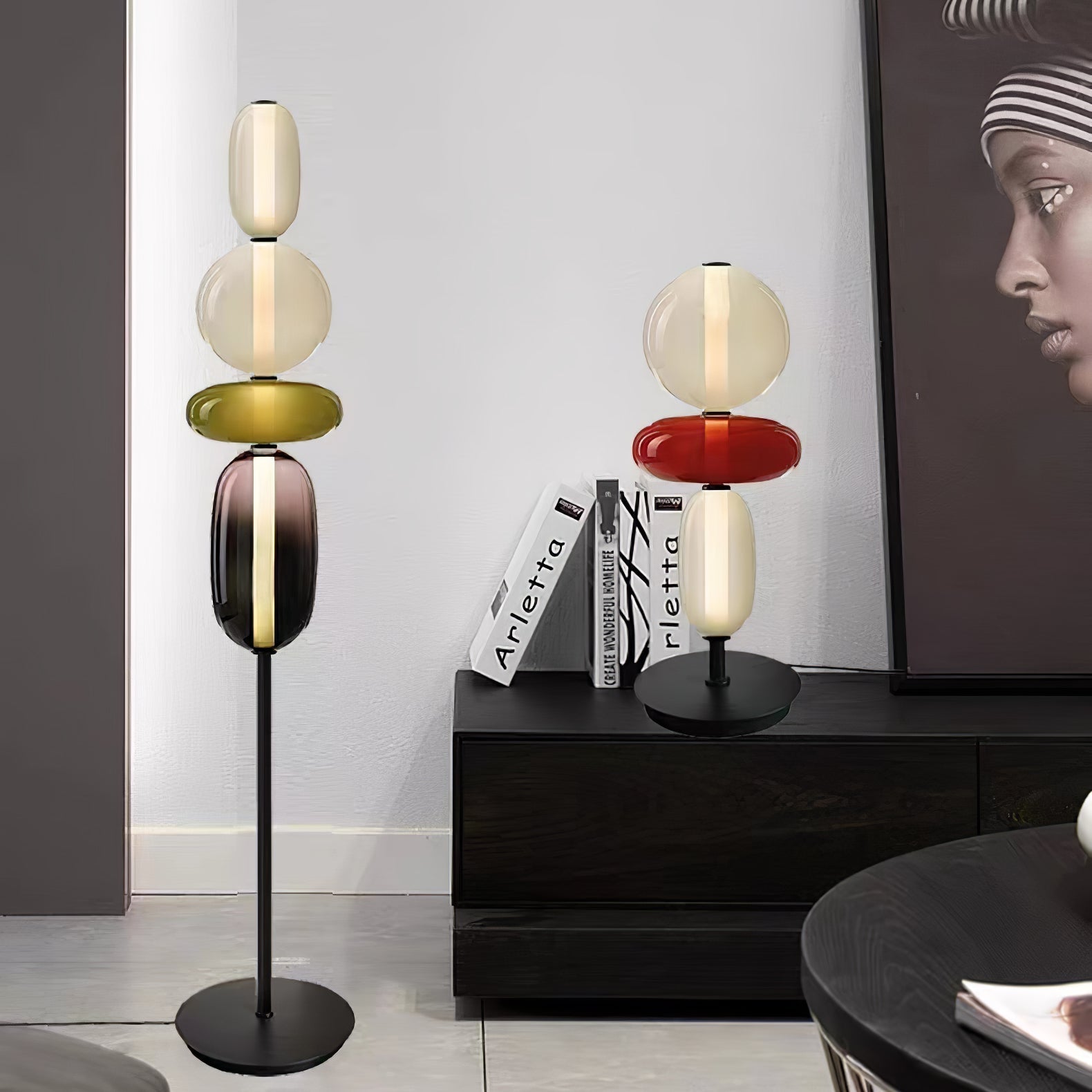 Rhovan Modern Table Lamp-Neutral Decor