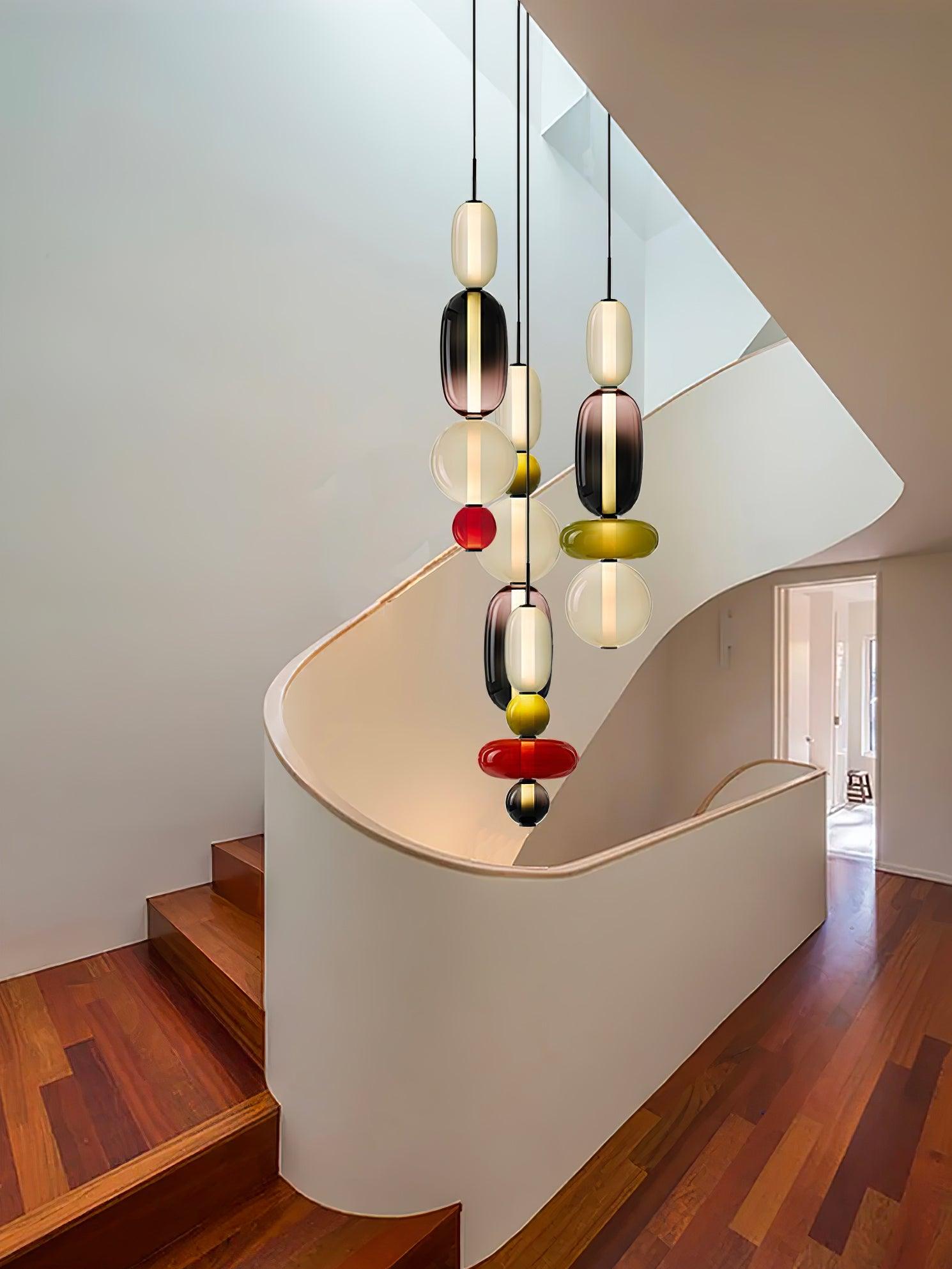 Daelen Glass Acrylic Artistic Pendant Light-Neutral Decor