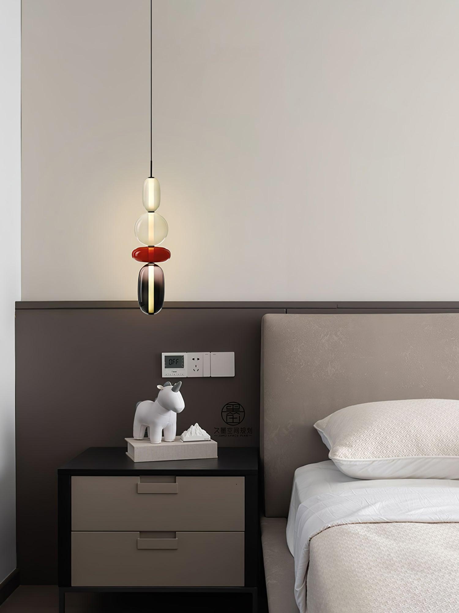 Candied Glass Combo Pendant Light-Neutral Decor