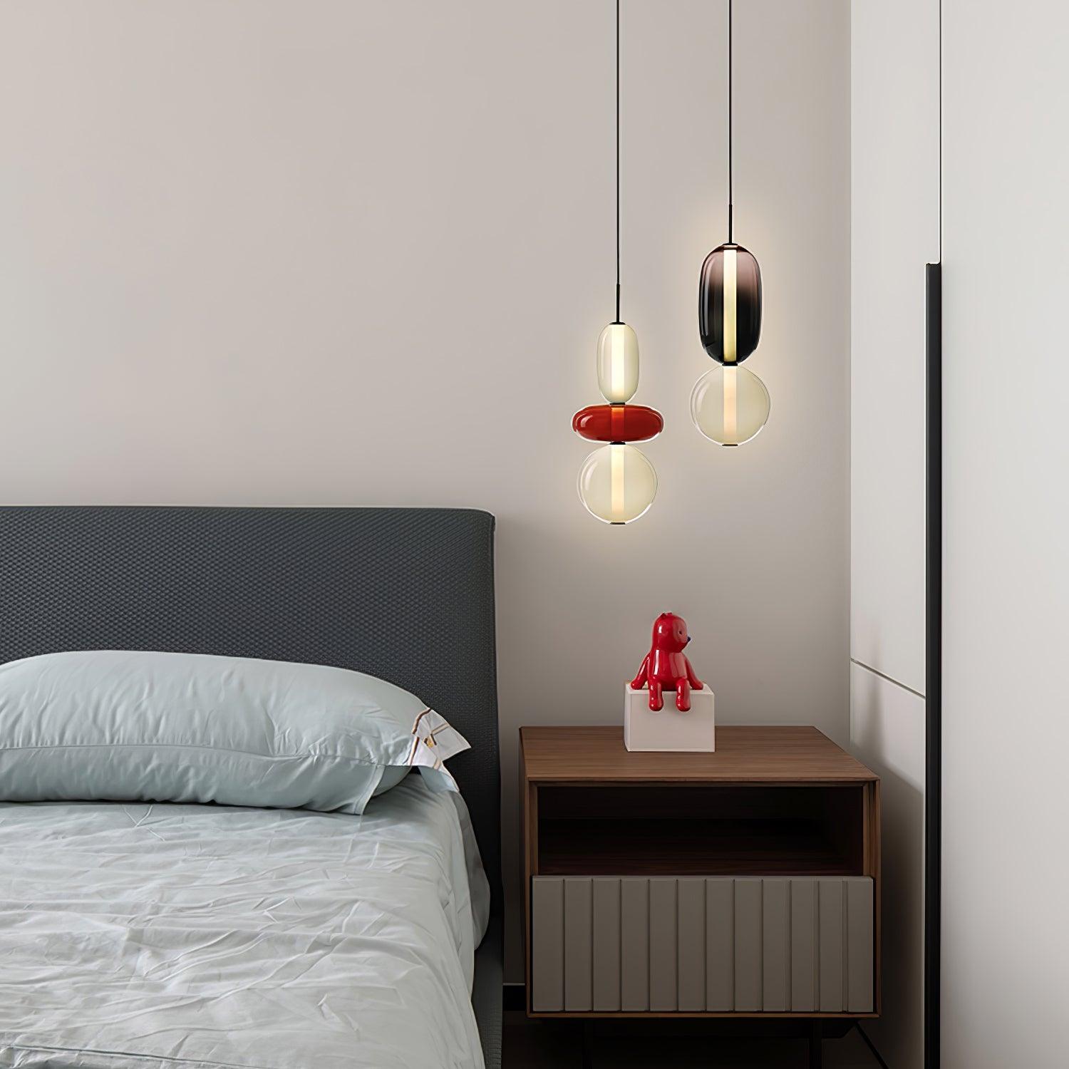 Daelen Glass Acrylic Artistic Pendant Light-Neutral Decor