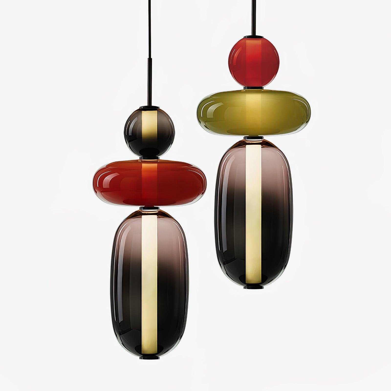 Daelen Glass Acrylic Artistic Pendant Light-Neutral Decor