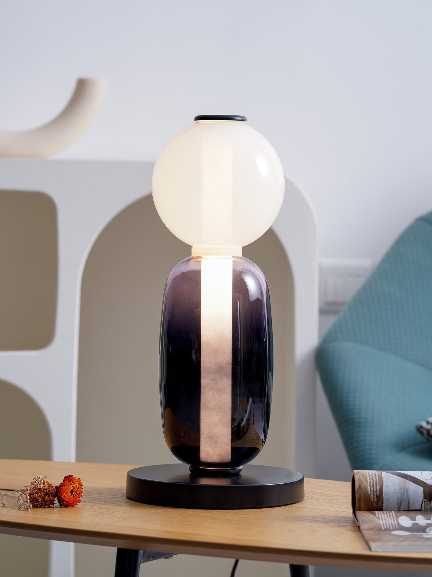 Rhovan Modern Table Lamp-Neutral Decor