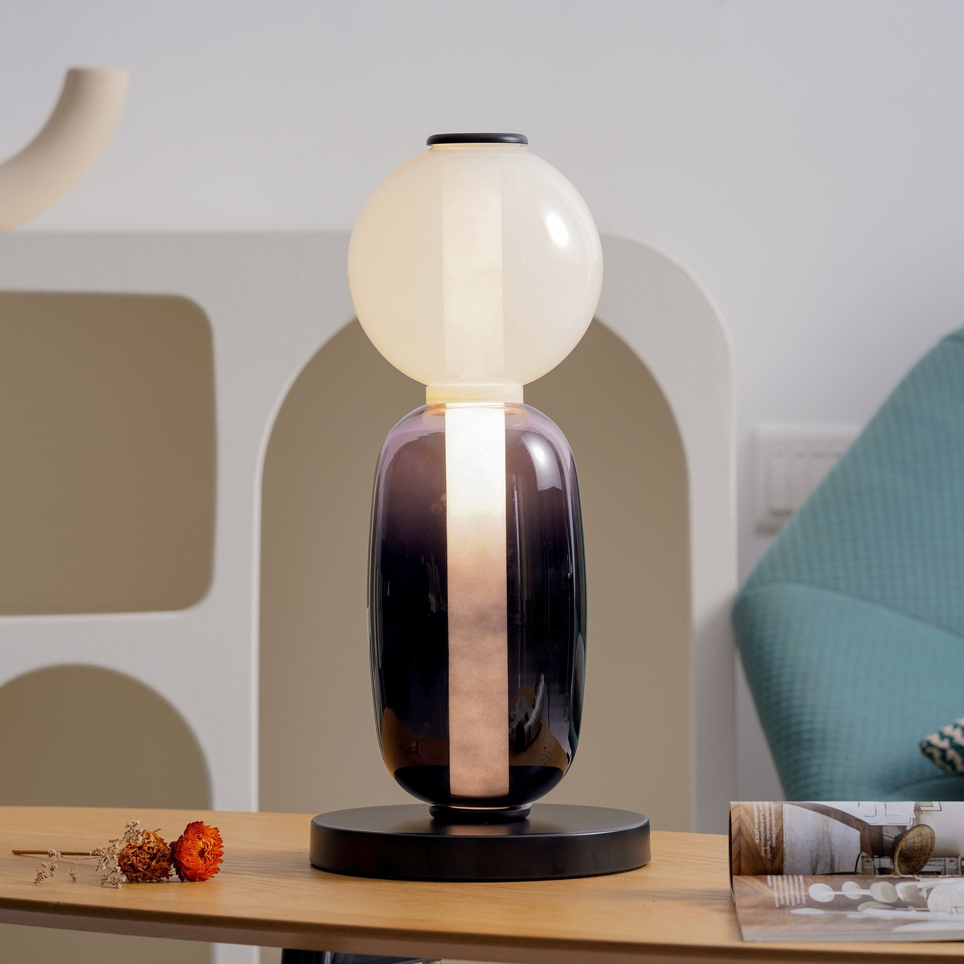 Rhovan Modern Table Lamp-Neutral Decor