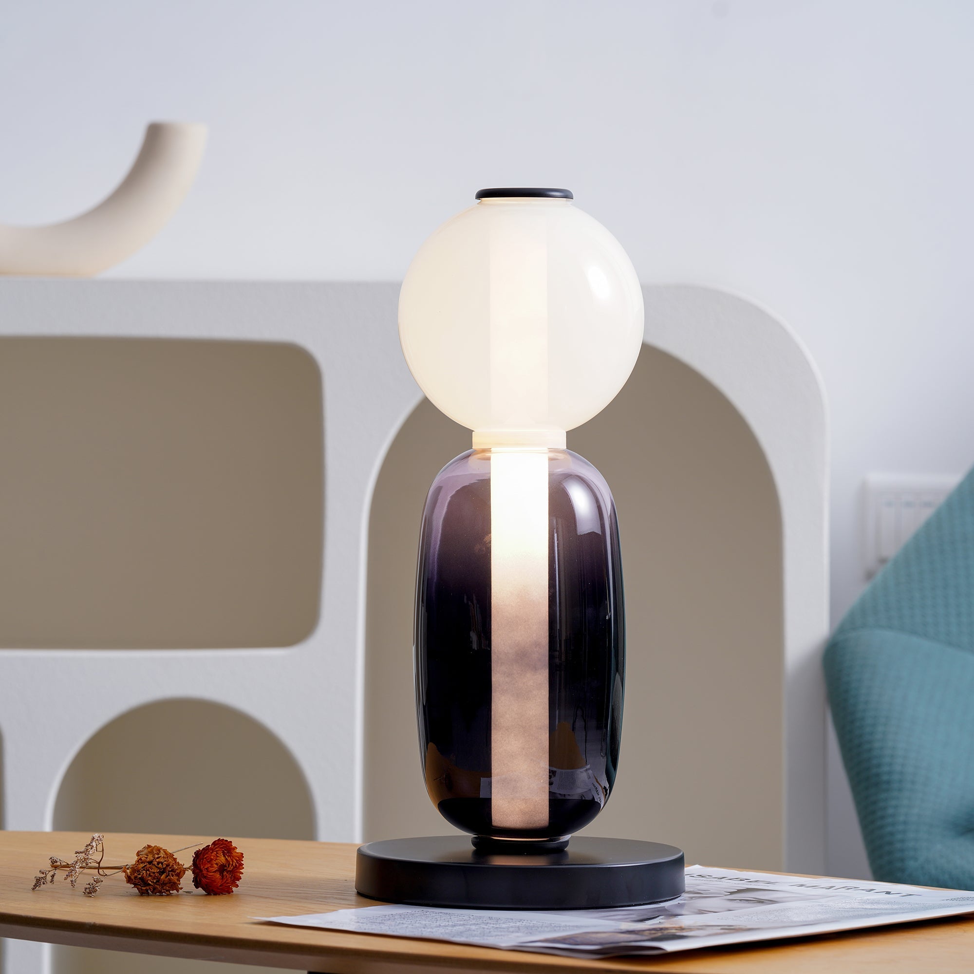 Rhovan Modern Table Lamp-Neutral Decor