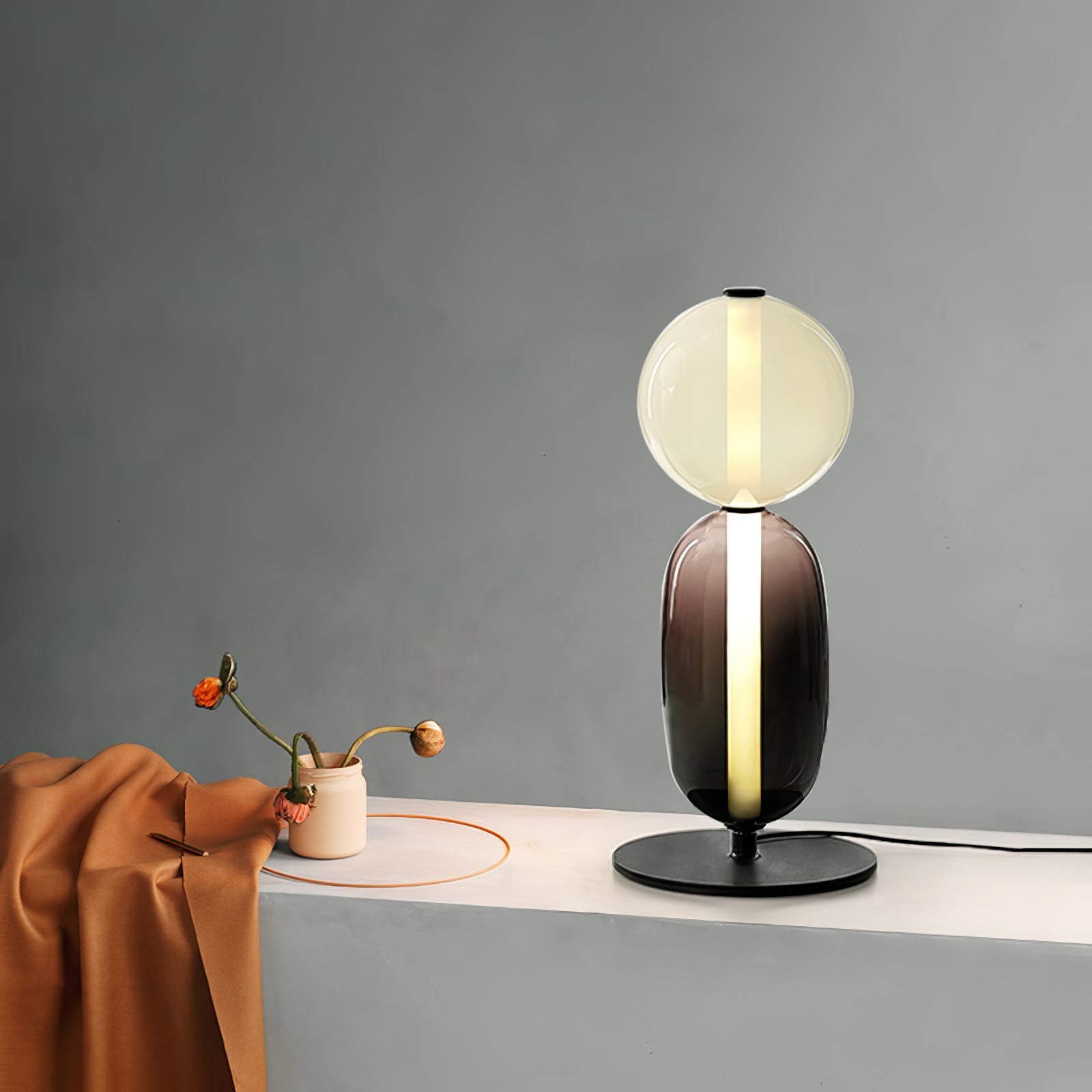 Rhovan Modern Table Lamp-Neutral Decor