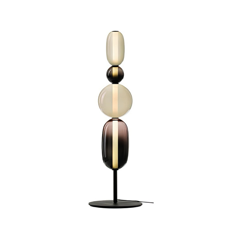 Ririxy Floor Light Candiedplayful Glass-Neutral Decor