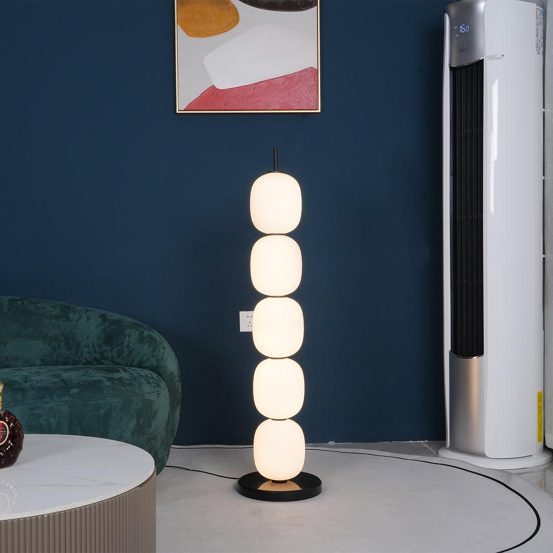 Ceni Minimalist Marble Floor Lamp-Neutral Decor