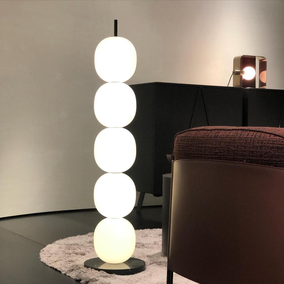 Ceni Minimalist Marble Floor Lamp-Neutral Decor