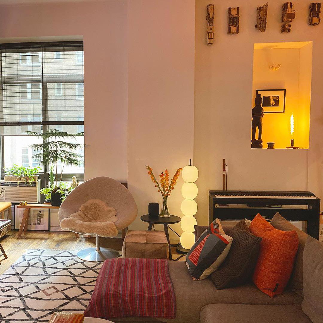 Ceni Minimalist Marble Floor Lamp-Neutral Decor