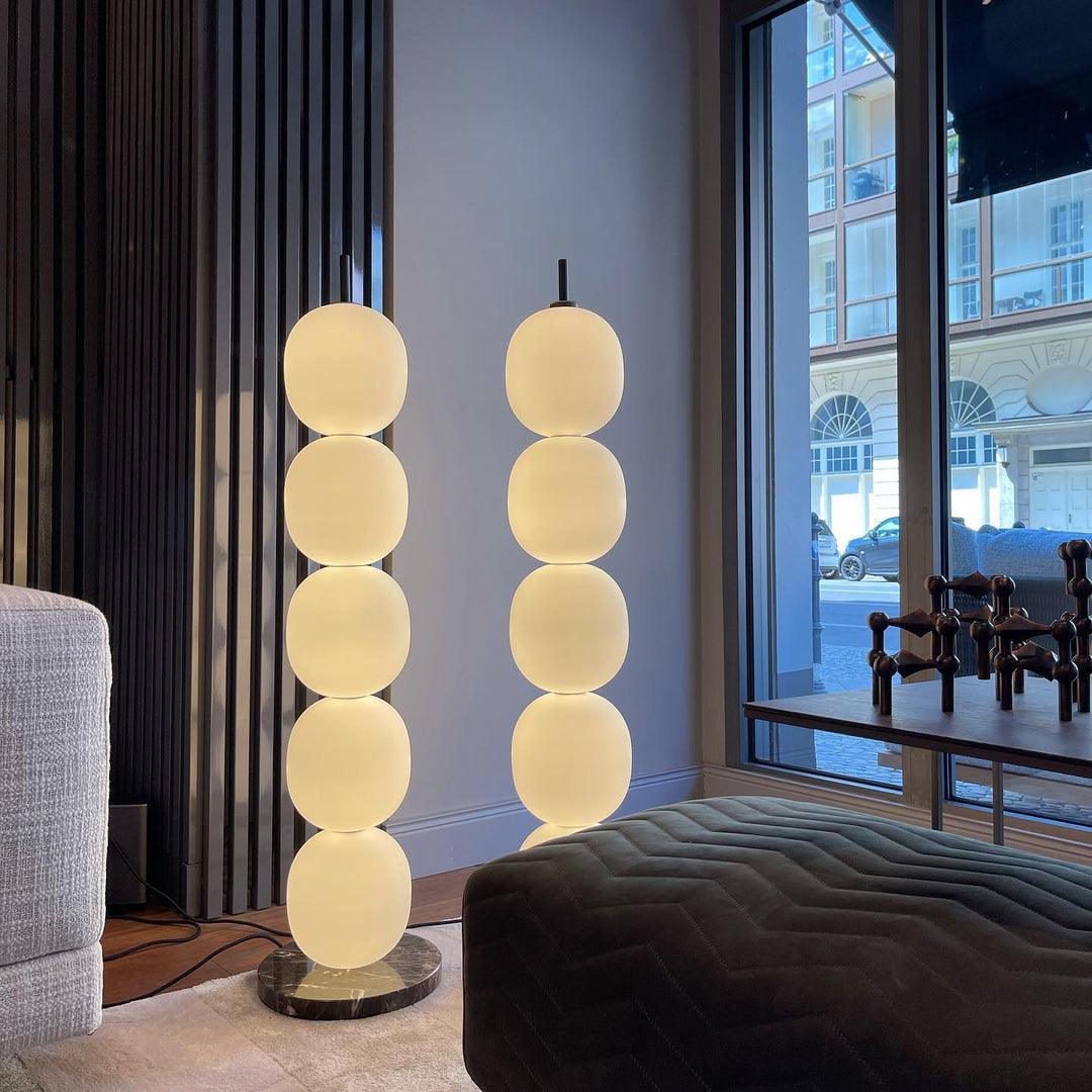 Ceni Minimalist Marble Floor Lamp-Neutral Decor