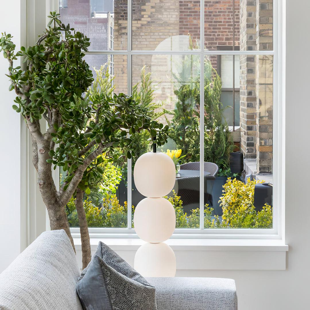 Ceni Minimalist Marble Floor Lamp-Neutral Decor