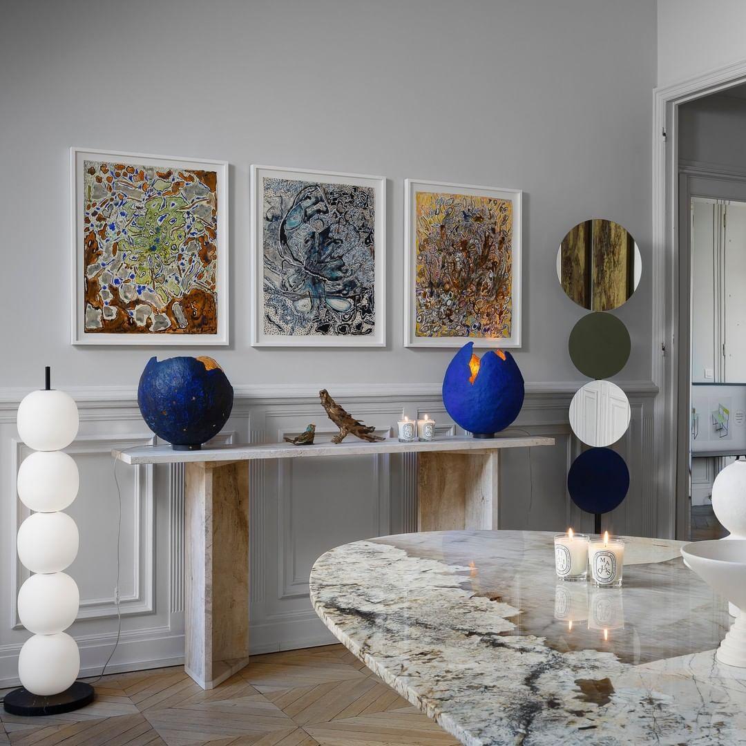 Ceni Minimalist Marble Floor Lamp-Neutral Decor
