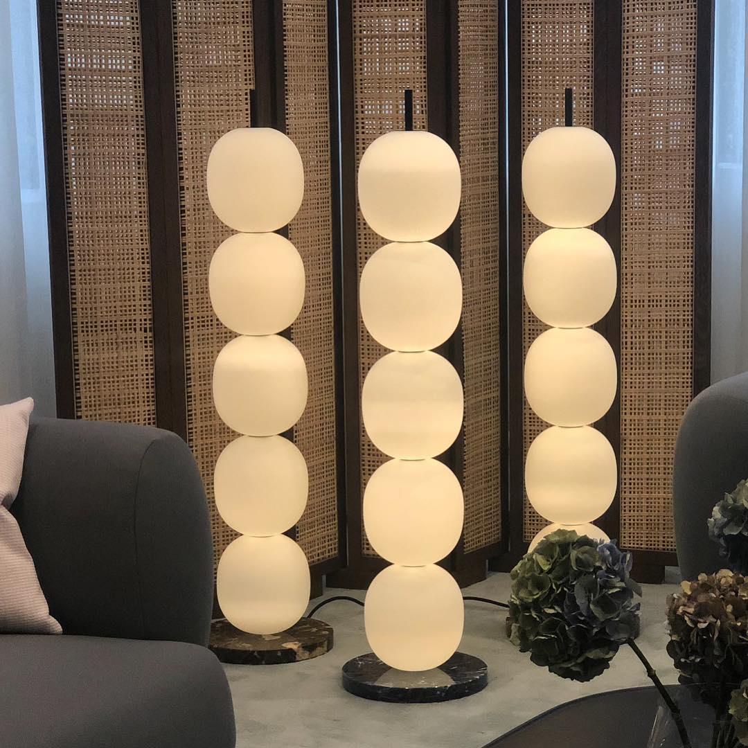 Ceni Minimalist Marble Floor Lamp-Neutral Decor