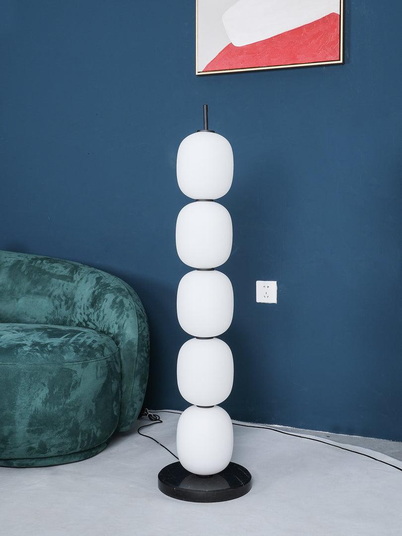 Ceni Minimalist Marble Floor Lamp-Neutral Decor