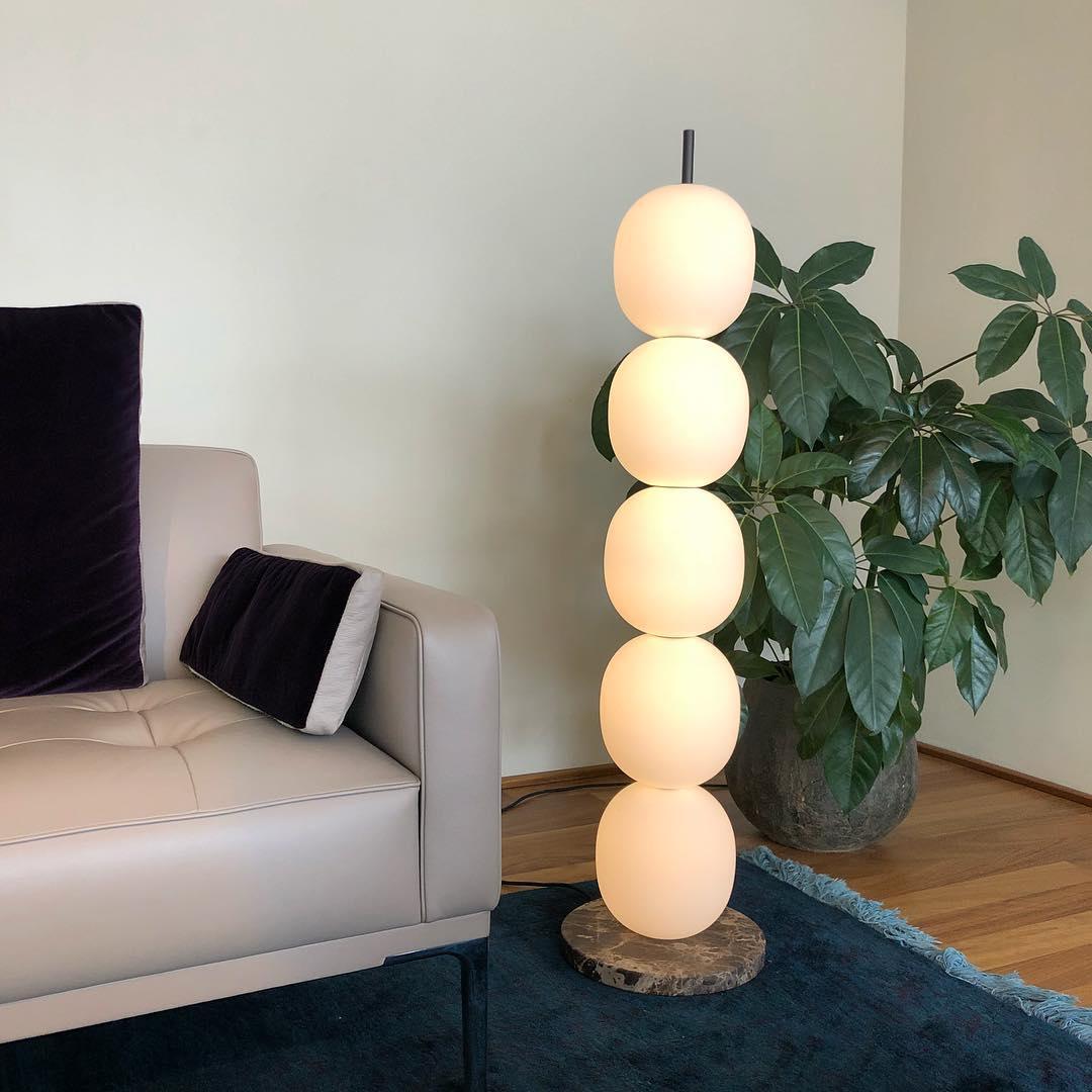 Ceni Minimalist Marble Floor Lamp-Neutral Decor
