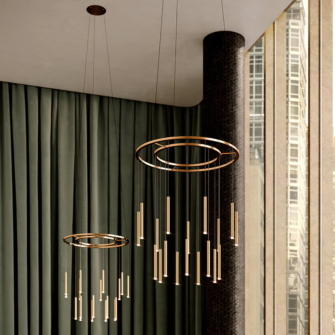 Apollo Brass Chandelier