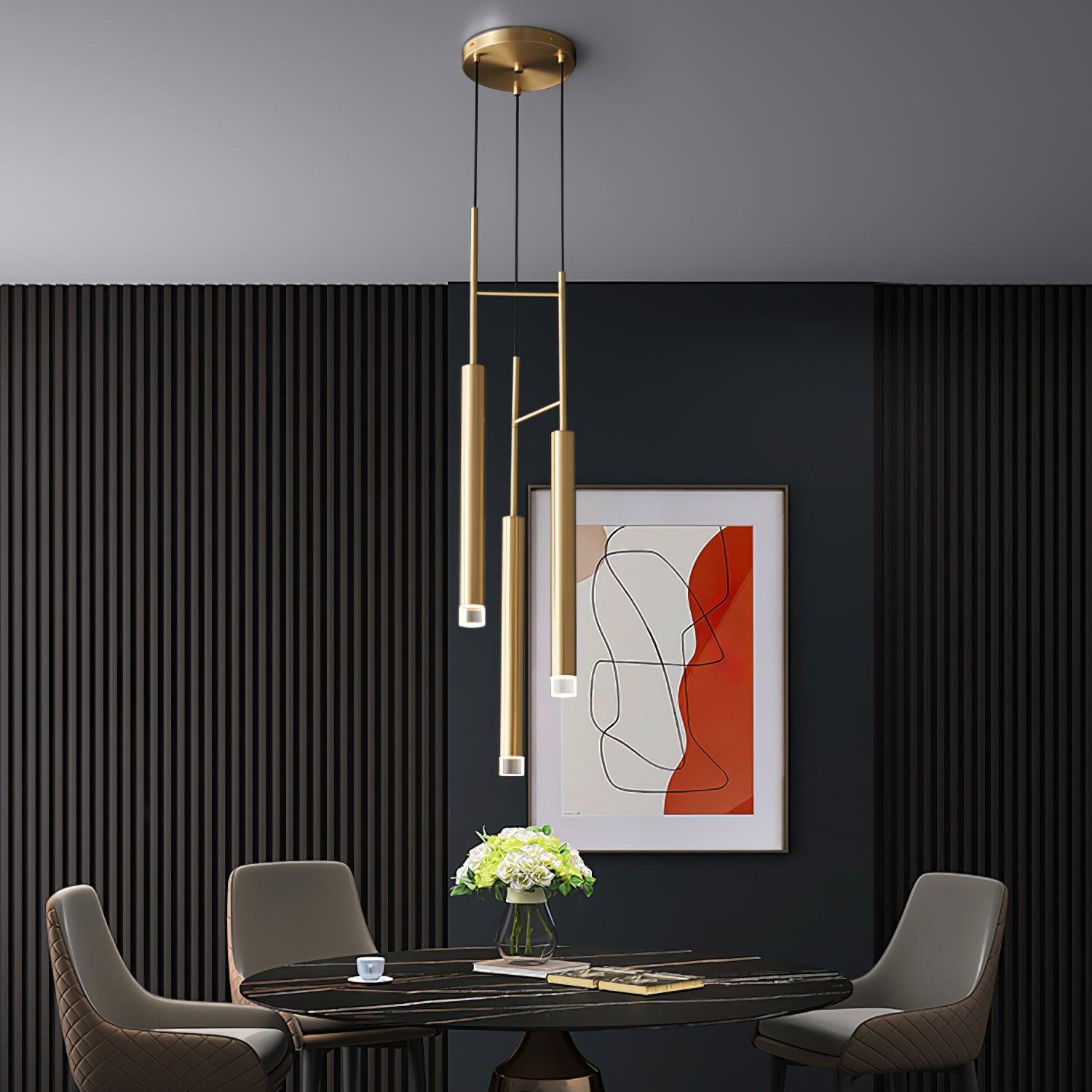 Trium Modern Candles Pendant Lamp-Neutral Decor