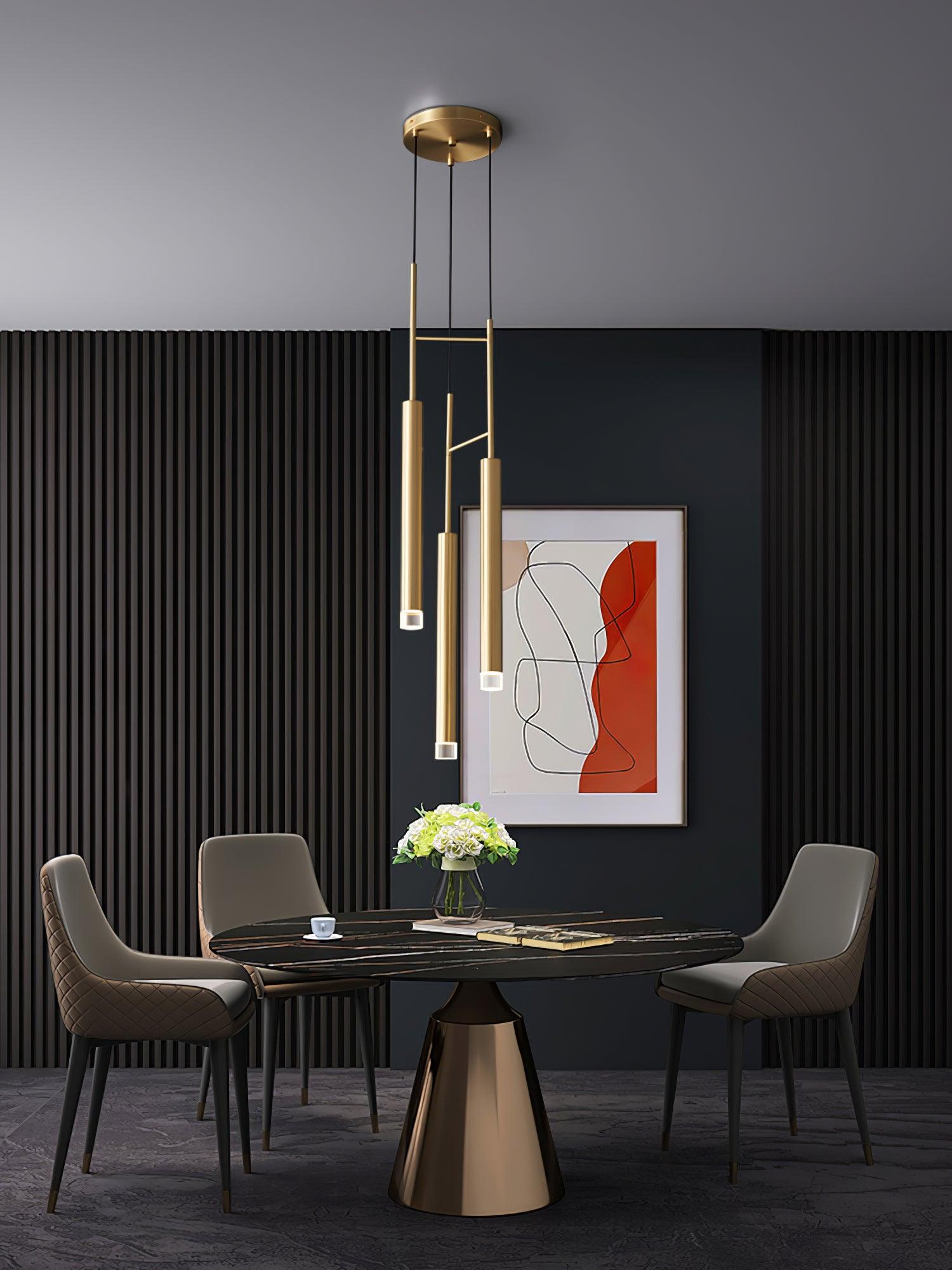 Trium Modern Candles Pendant Lamp-Neutral Decor