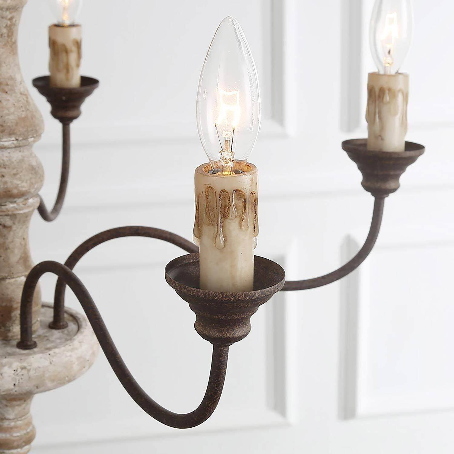 Aurora Chandelier Candlestick Farmhouse Rustic-Neutral Decor
