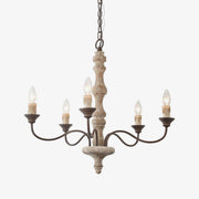 Aurora Chandelier Candlestick Farmhouse Rustic-Neutral Decor