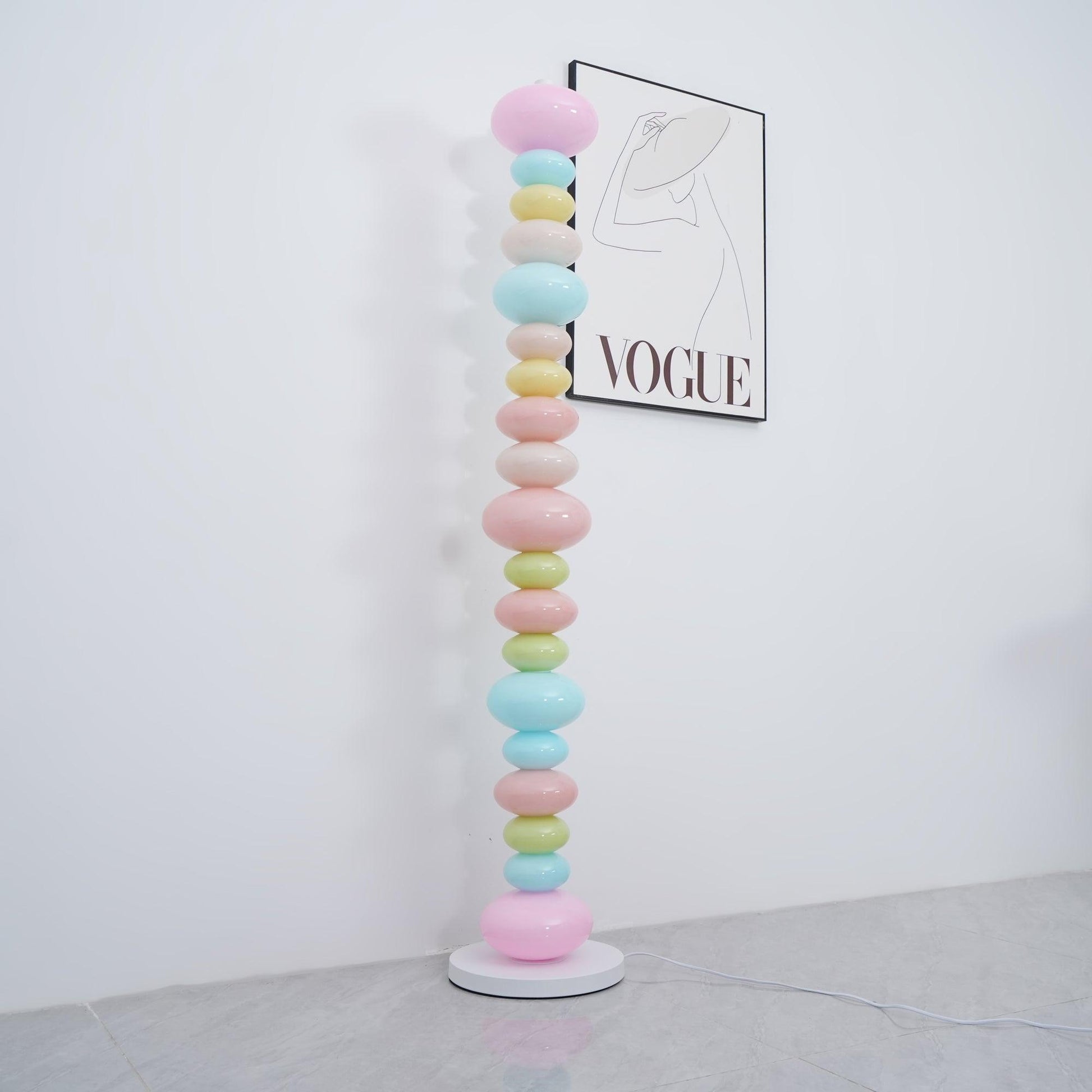 Avelare Marble Atristic Floor Lamp-Neutral Decor