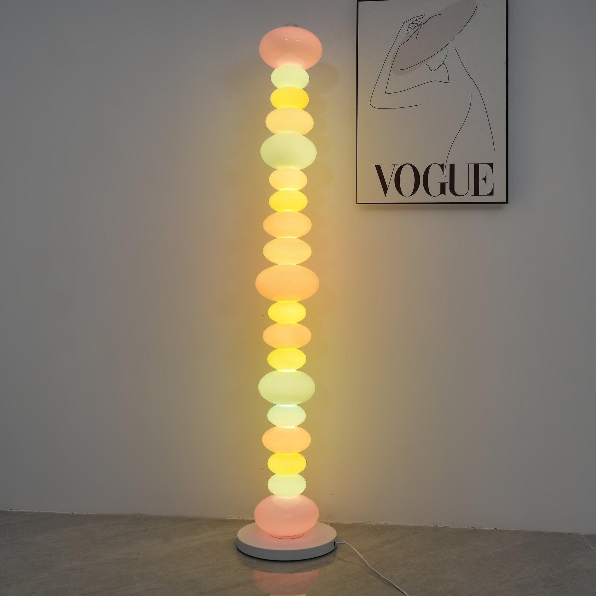 Avelare Marble Atristic Floor Lamp-Neutral Decor