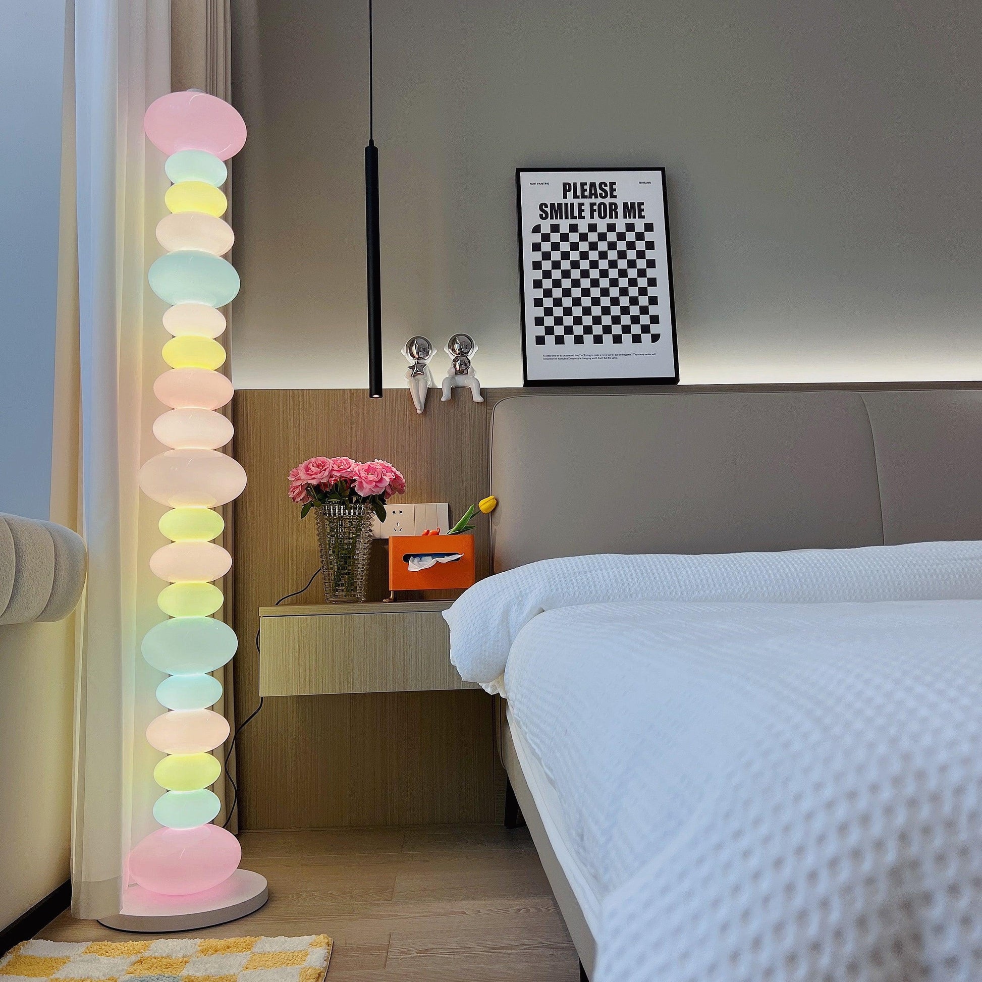 Avelare Marble Atristic Floor Lamp-Neutral Decor