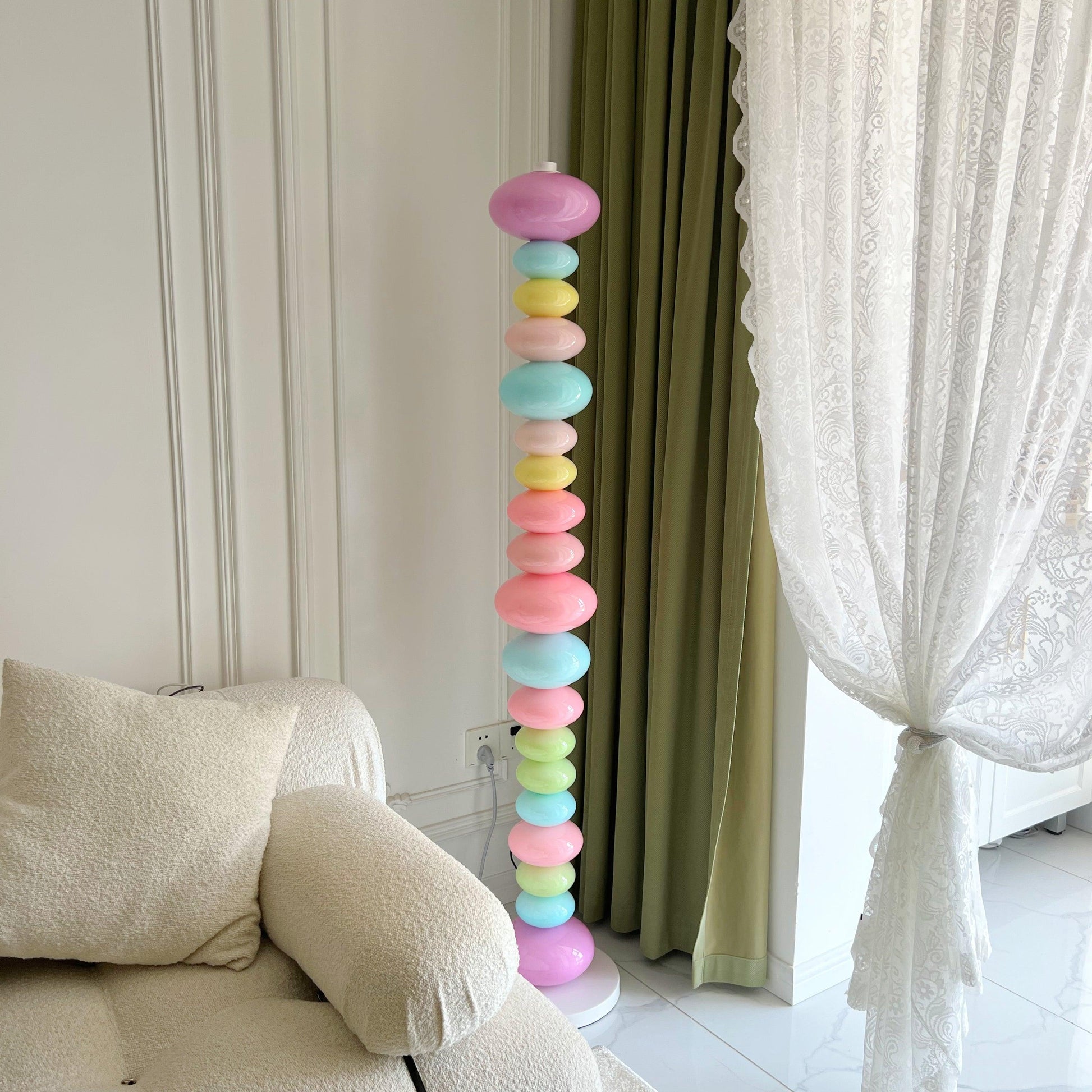 Avelare Marble Atristic Floor Lamp-Neutral Decor