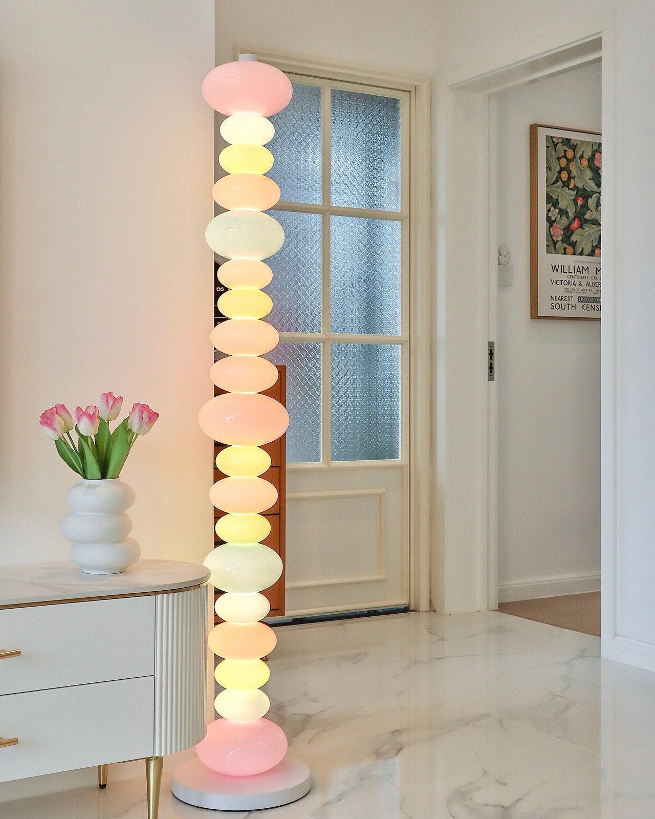 Avelare Marble Atristic Floor Lamp-Neutral Decor