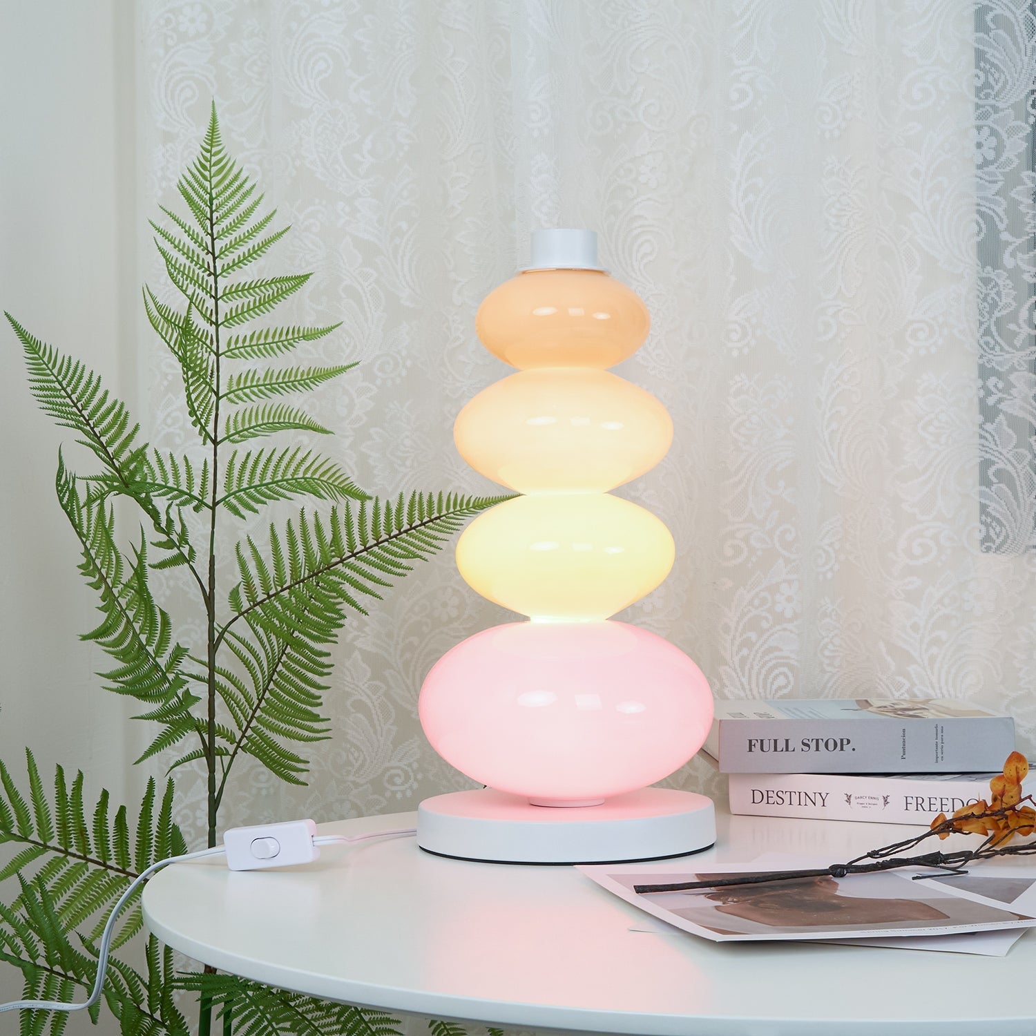 Nimbx Marble Artistic Table Lamp-Neutral Decor