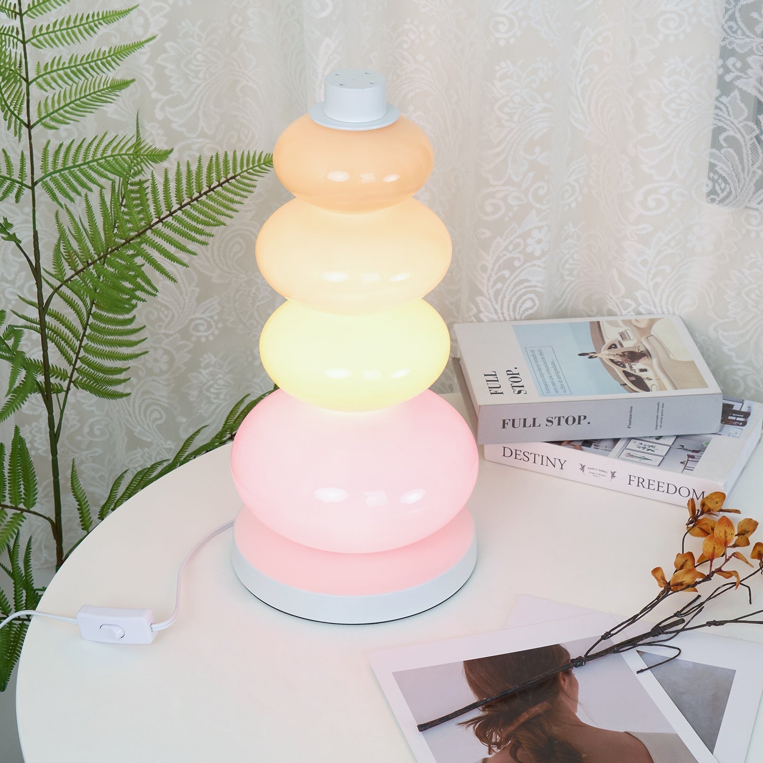 Nimbx Marble Artistic Table Lamp-Neutral Decor