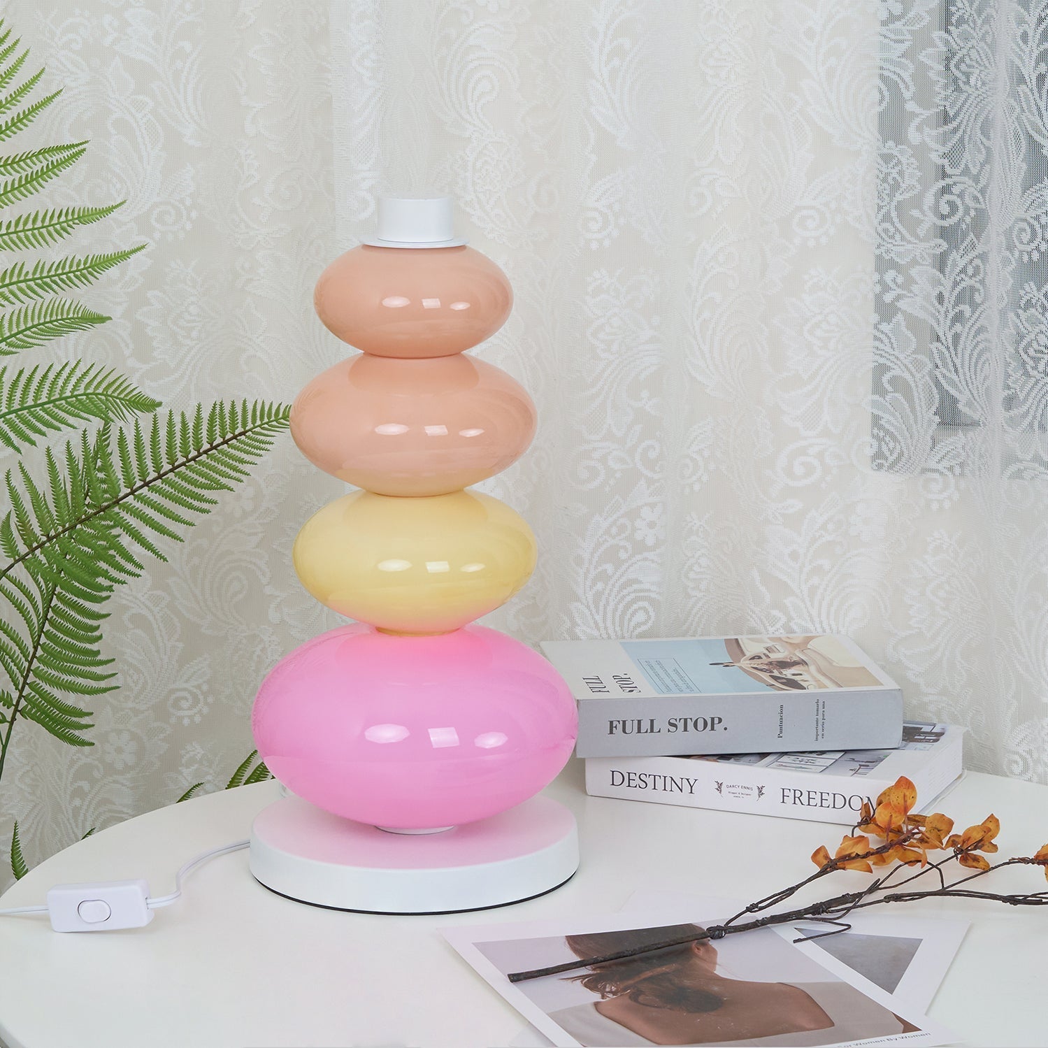 Nimbx Marble Artistic Table Lamp-Neutral Decor
