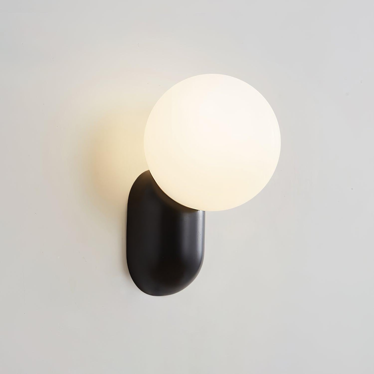 Nelo Minimalist Globe Wall Sconce-Neutral Decor