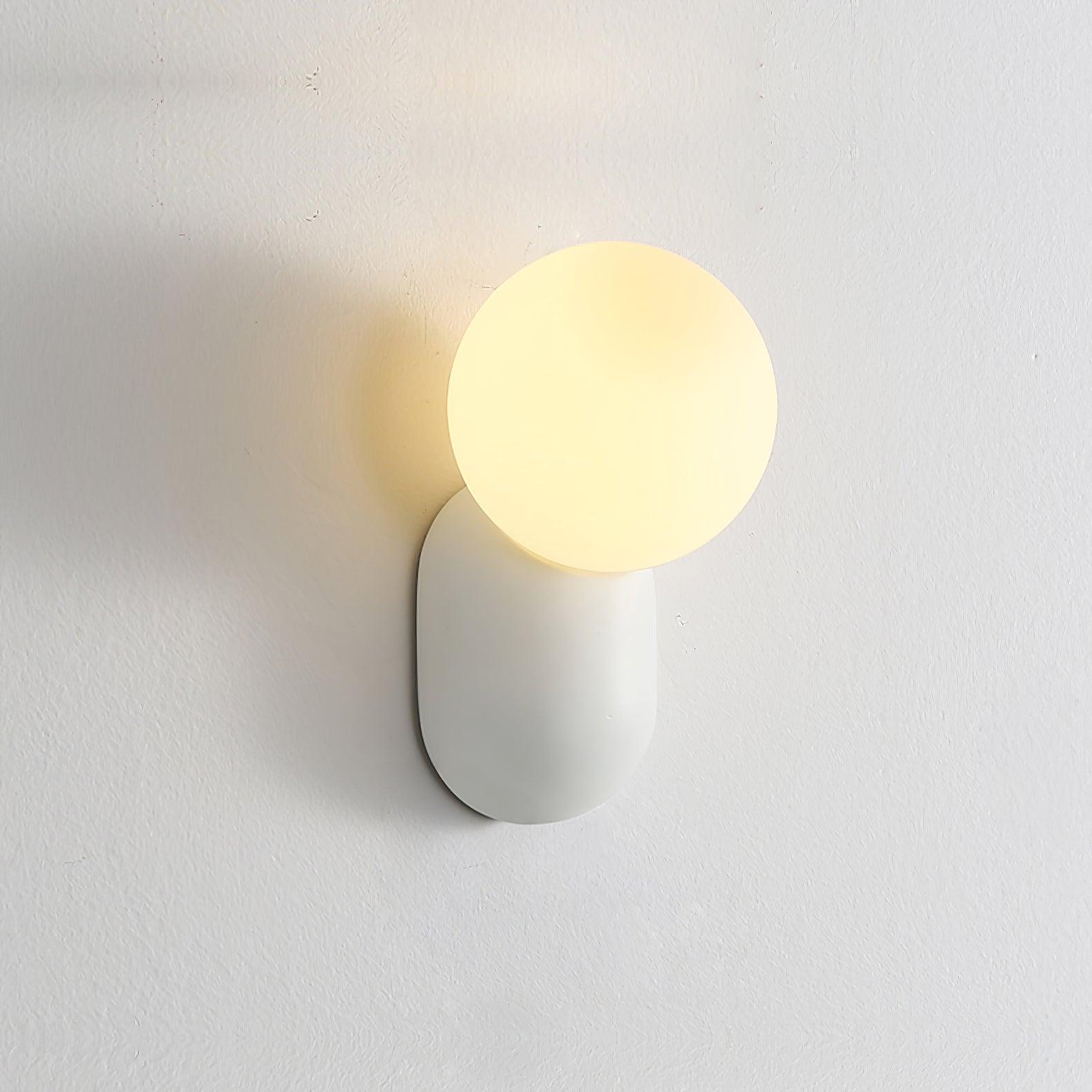 Nelo Minimalist Globe Wall Sconce-Neutral Decor