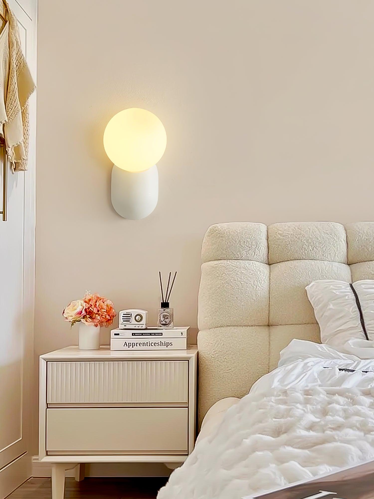 Nelo Minimalist Globe Wall Sconce-Neutral Decor