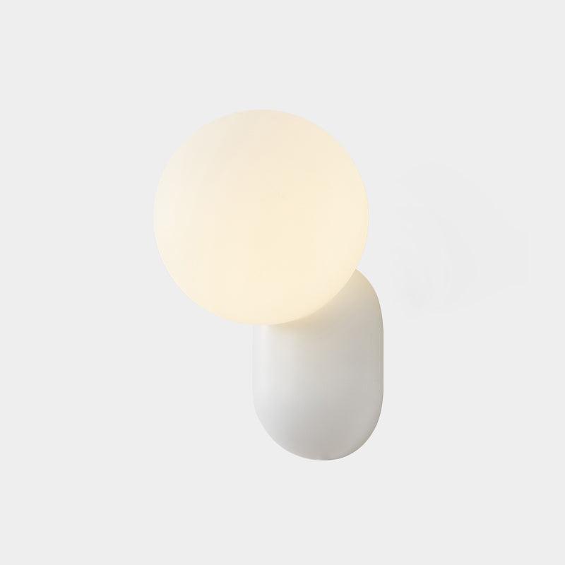 Nelo Minimalist Globe Wall Sconce-Neutral Decor