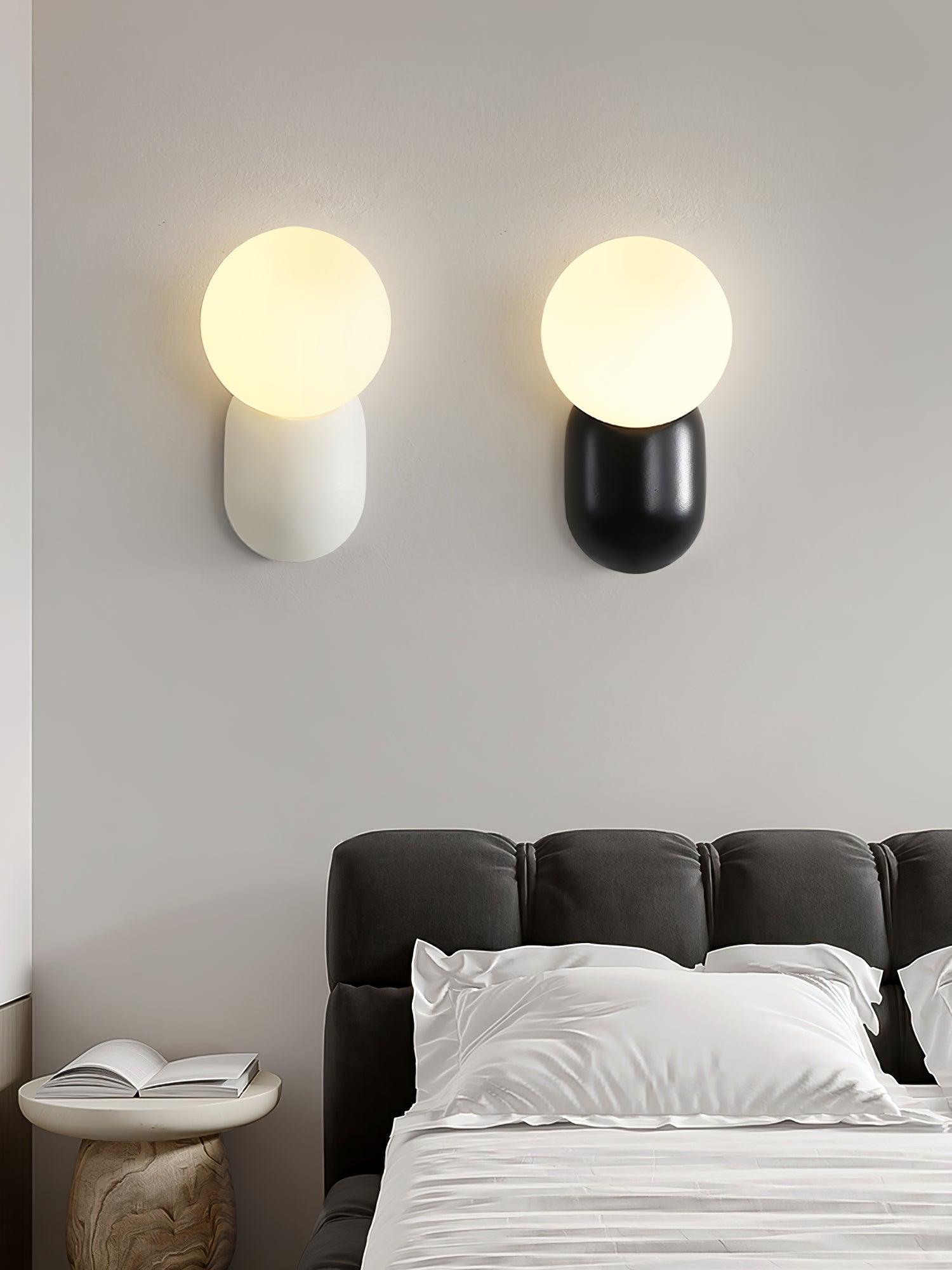 Nelo Minimalist Globe Wall Sconce-Neutral Decor
