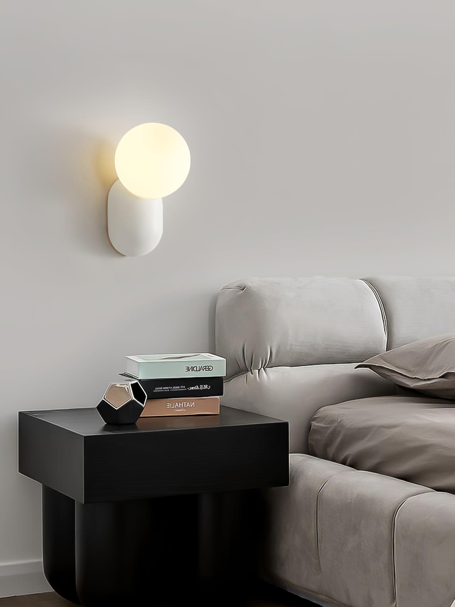 Nelo Minimalist Globe Wall Sconce-Neutral Decor
