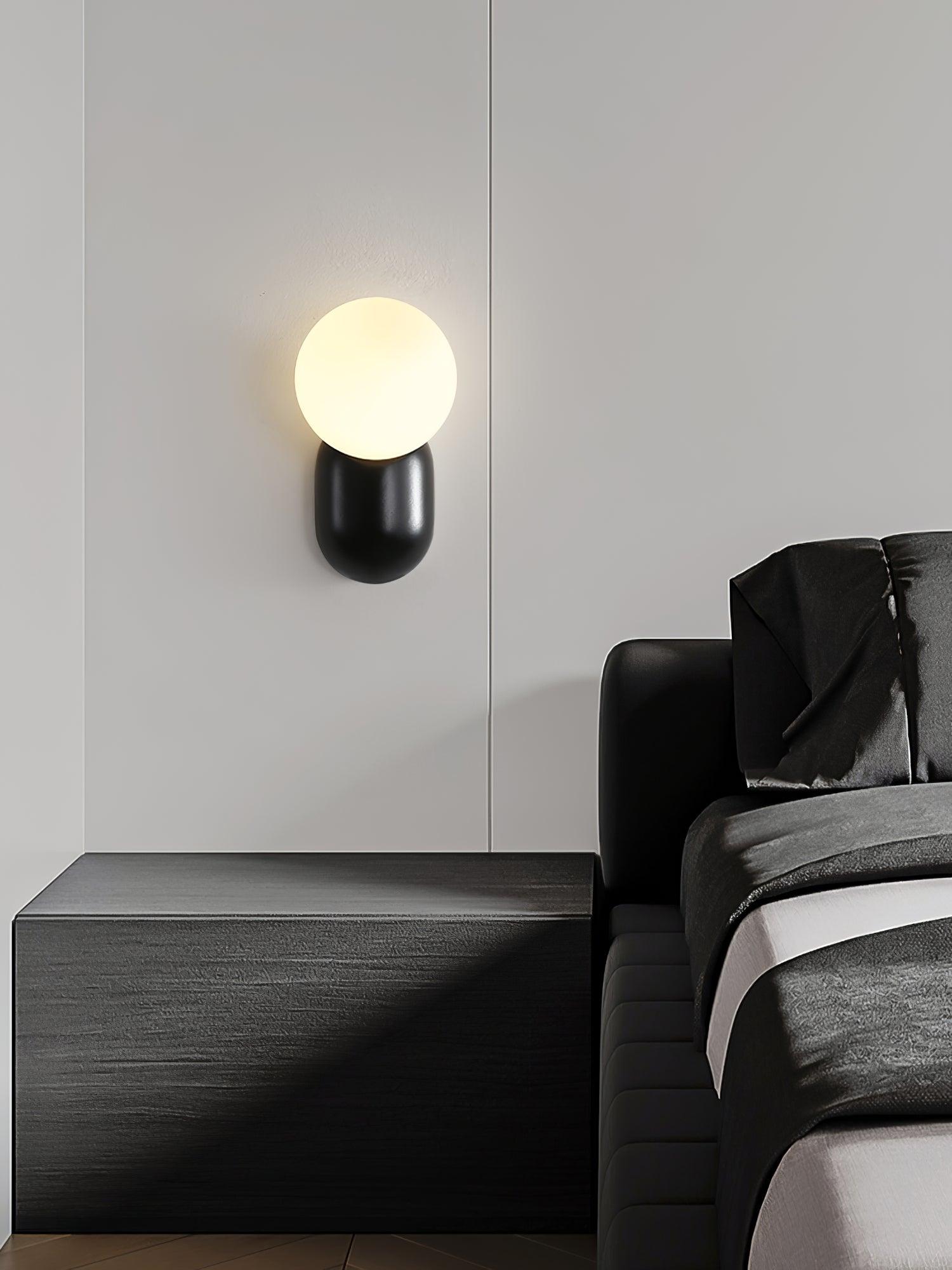 Nelo Minimalist Globe Wall Sconce-Neutral Decor