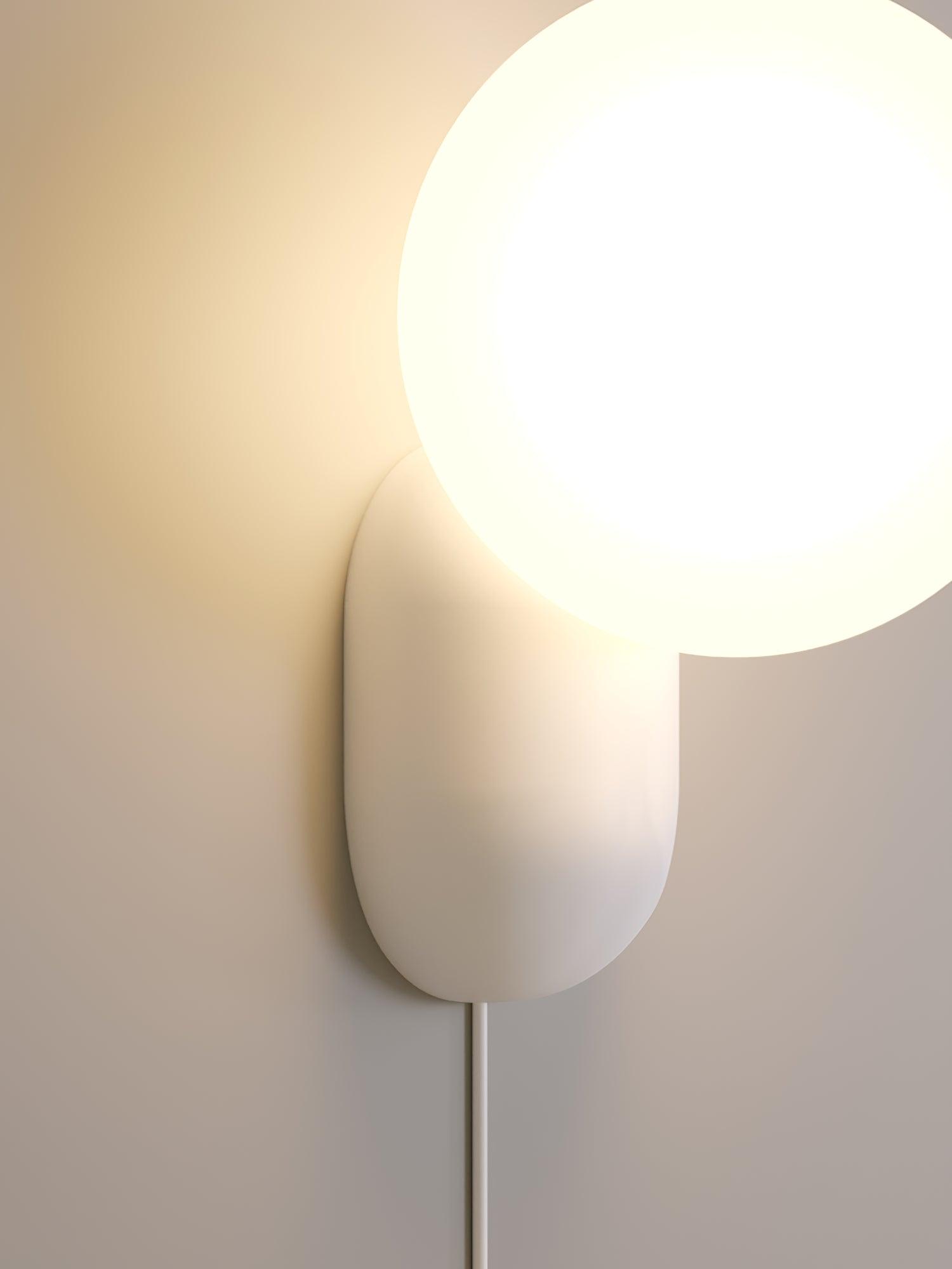 Nelo Minimalist Globe Wall Sconce-Neutral Decor