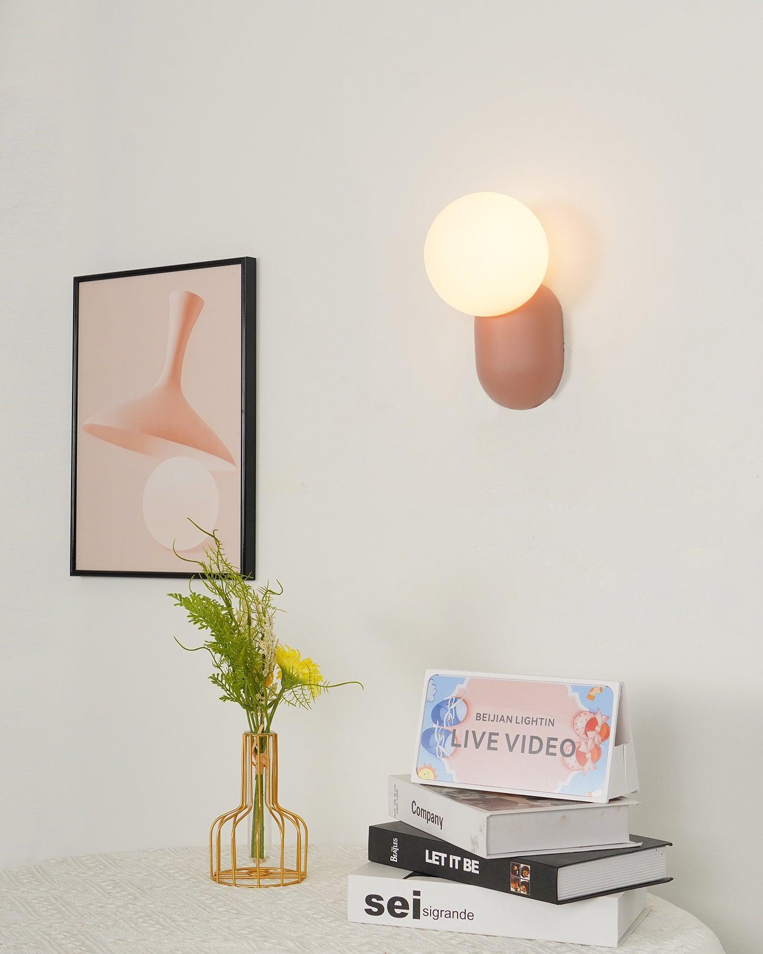 Lunara Minimalist Globe Wall Sconce