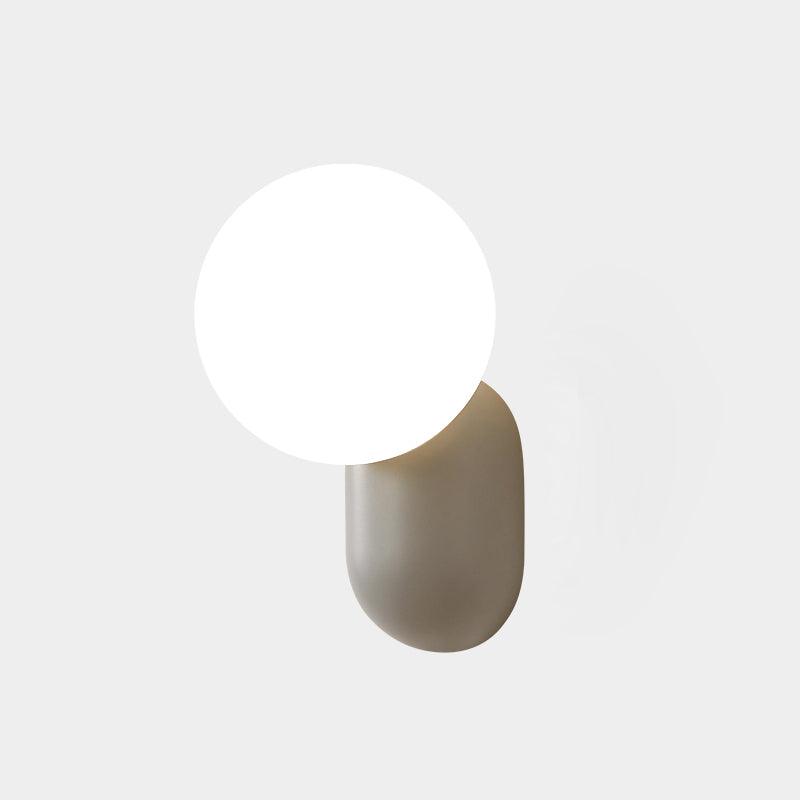 Nelo Minimalist Globe Wall Sconce-Neutral Decor