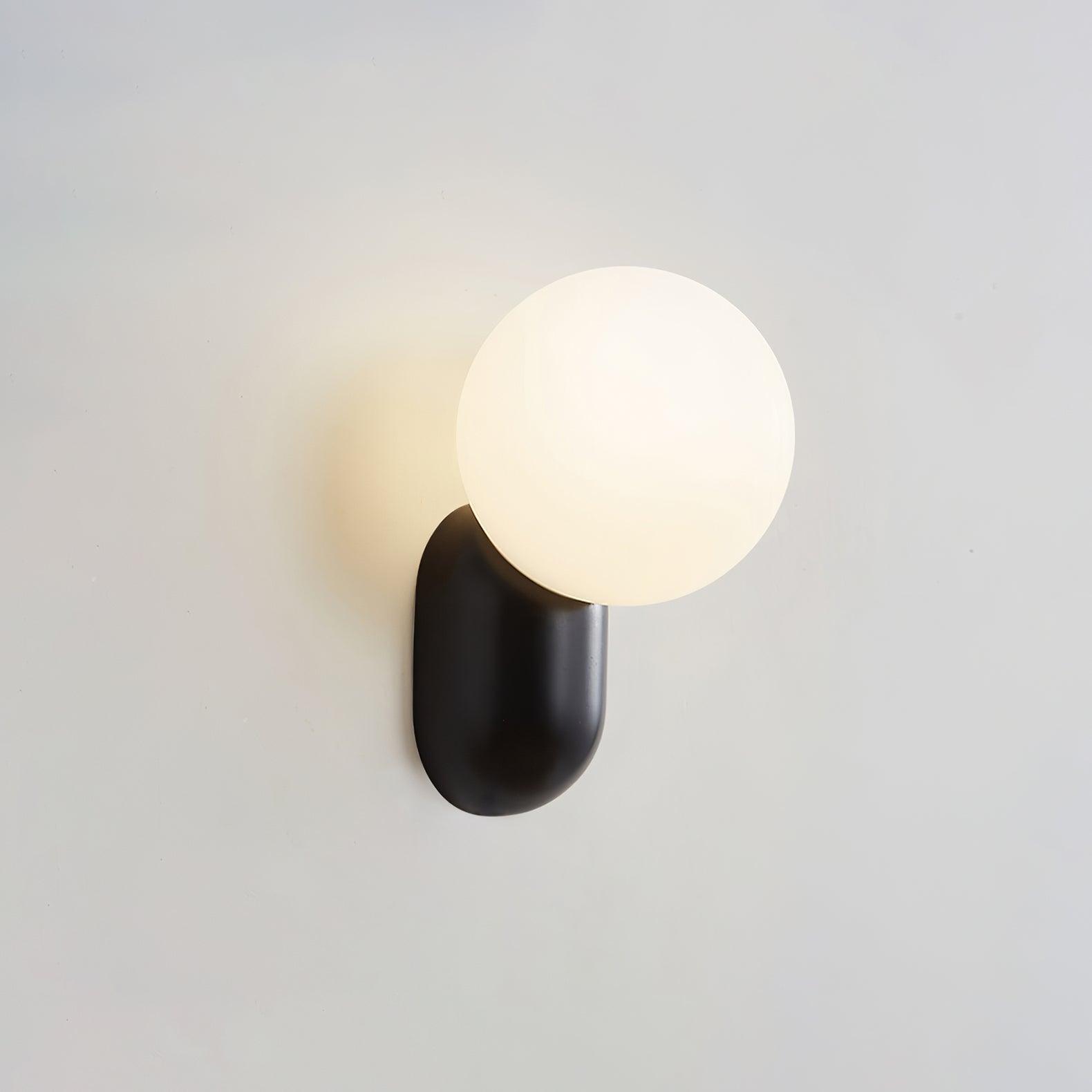 Nelo Minimalist Globe Wall Sconce-Neutral Decor
